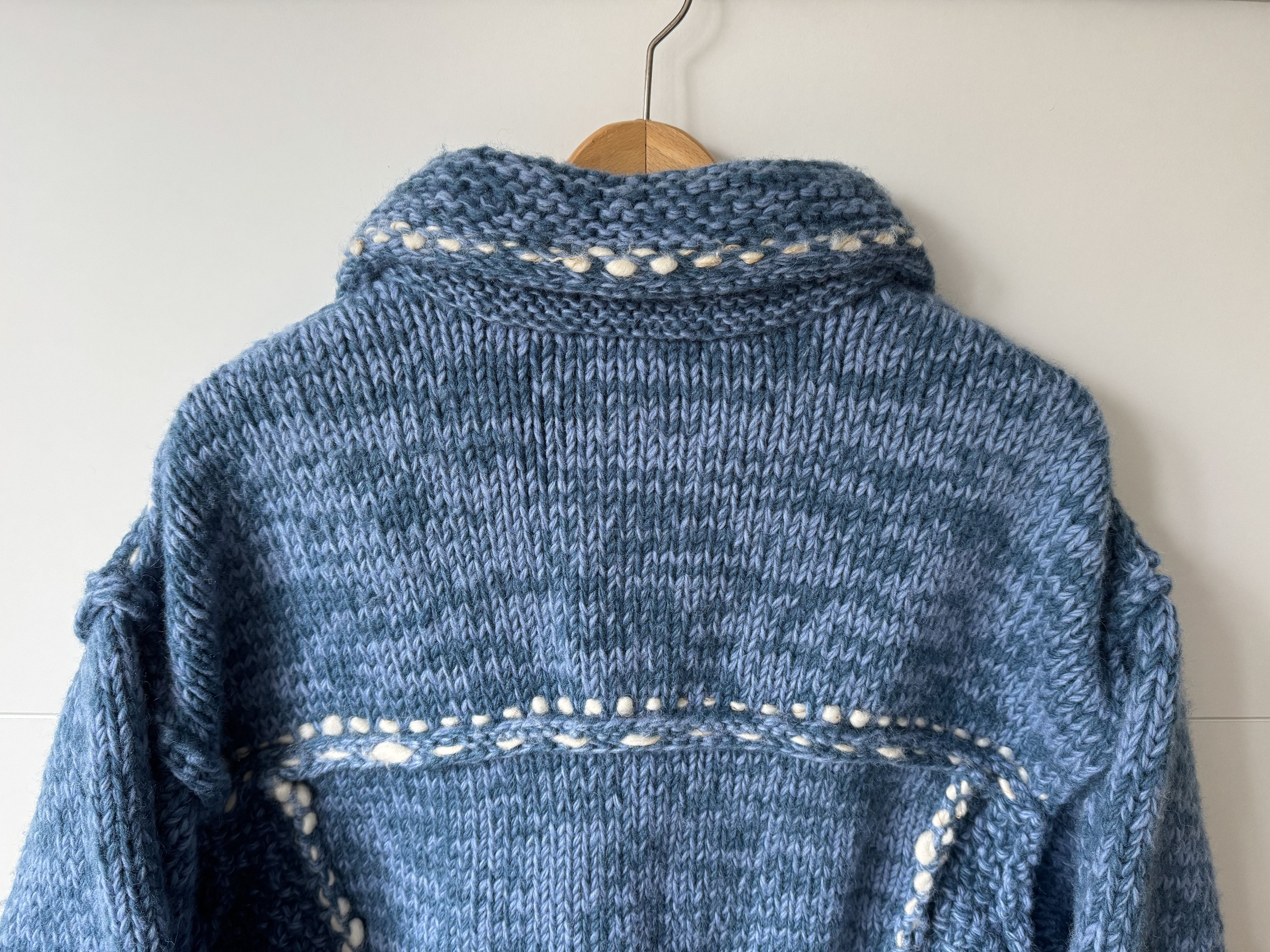 Kapital [OS] Wool Hand Knit Cowichan G Jean in Navy Size US L / EU 52-54 / 3 - 4 Thumbnail