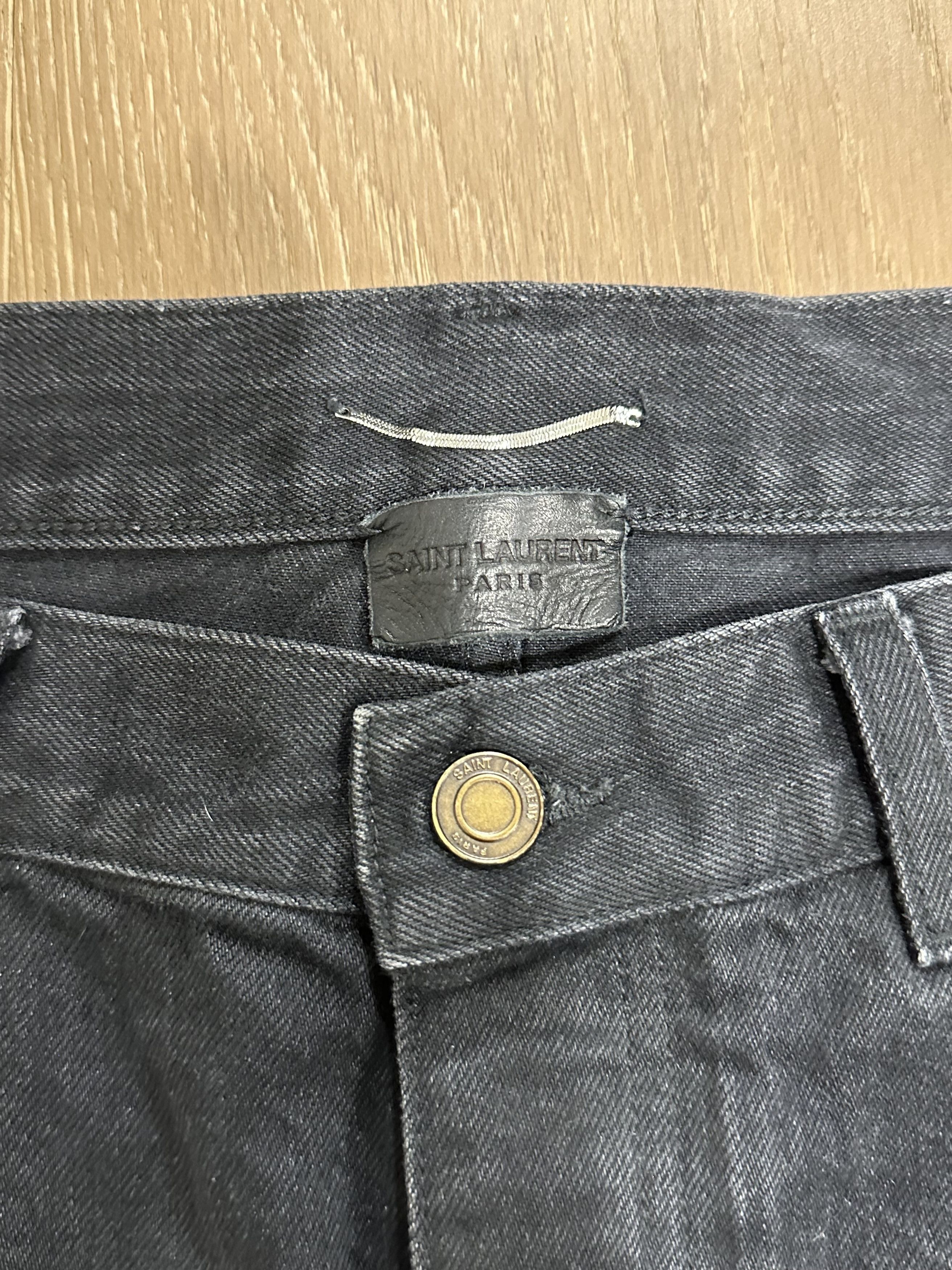 Saint Laurent Paris Saint Laurent SS20 Waxy Denim Size US 34 / EU 50 - 3 Thumbnail