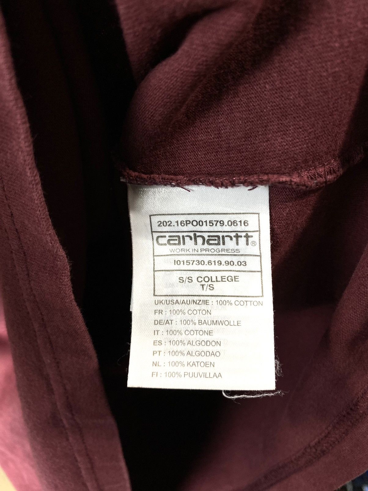 Carhartt Vintage Carhartt T Shirt Size US S / EU 44-46 / 1 - 4 Thumbnail