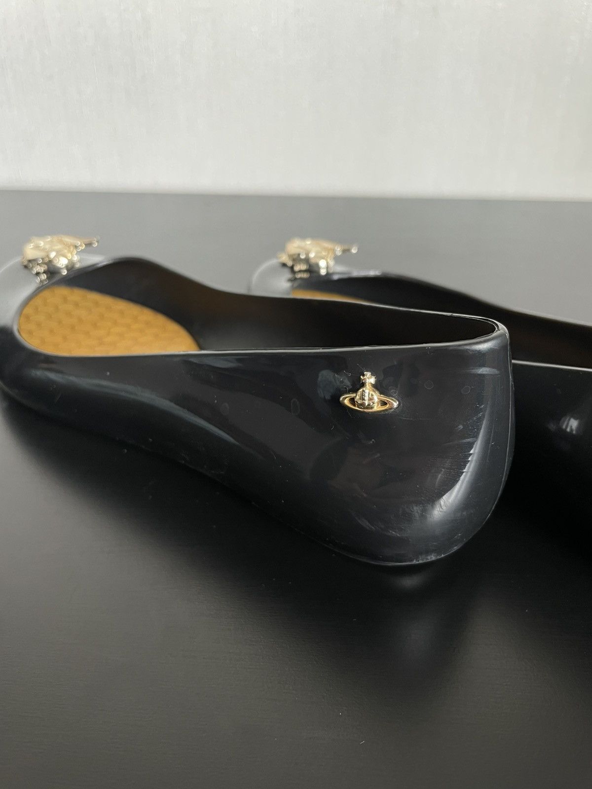 Melissa × Vivienne Westwood Rare Vivienne Westwood Anglomania Melissa Flats Bee 🐝 Y2k Size US 7 / IT 37 - 11 Thumbnail