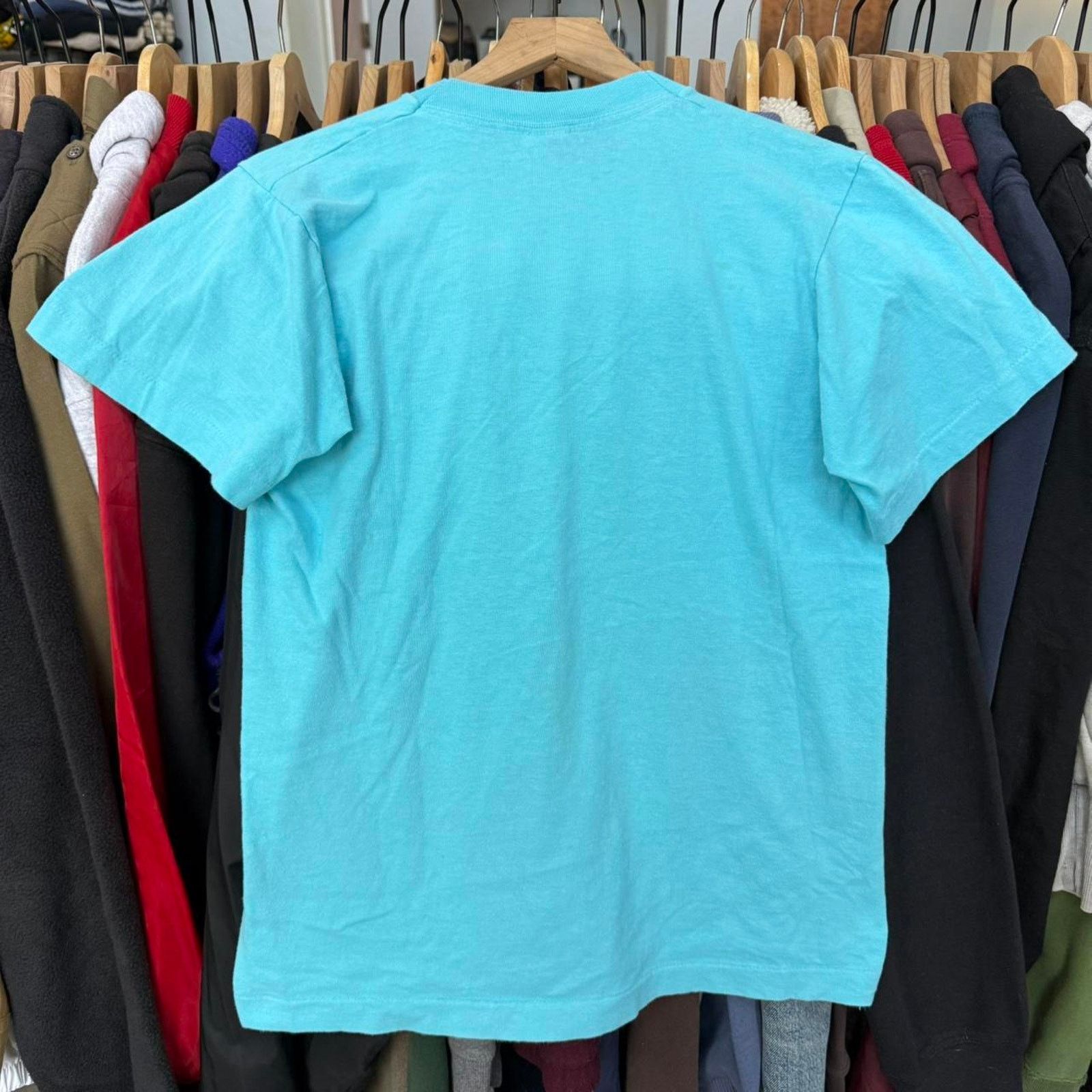 Fruit Of The Loom Vintage 90s Fruit of the Loom Single Stitch Blank T-Shirt Size US M / EU 48-50 / 2 - 7 Thumbnail