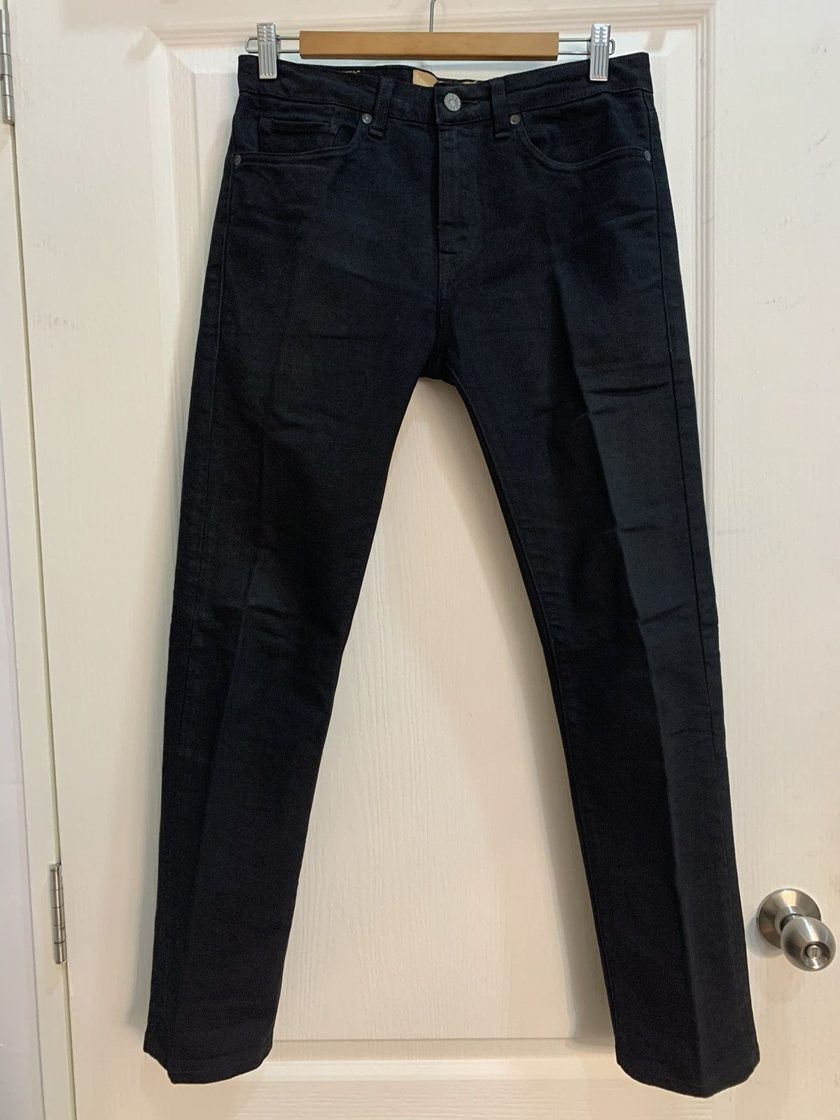 Tack Slim Levis Black Selvedge Levi's Made Crafted Black Tack Slim