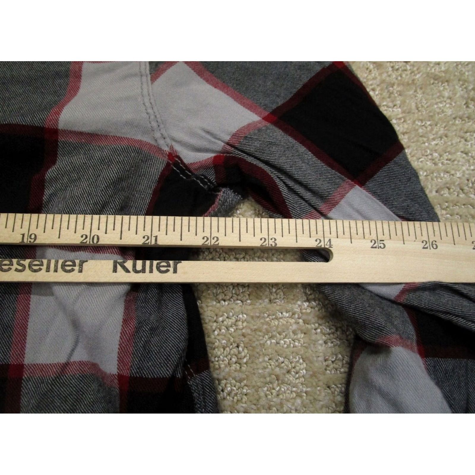 Paige Paige Shirt Men XL Black Plaid Long Sleeve Button Up Lumberjack Logger Size US XL / EU 56 / 4 - 5 Thumbnail
