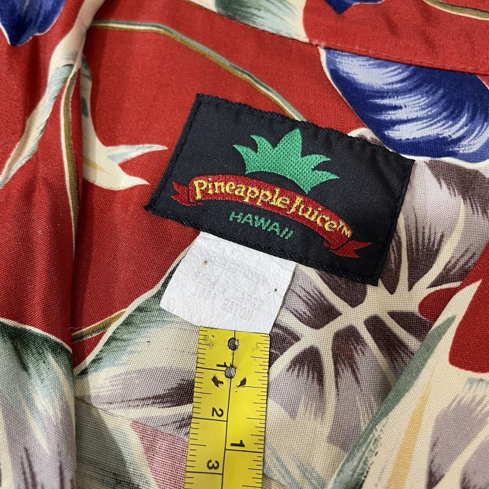 Pineapple Connection Pineapple Juice Anthurium Leaf Print Hawaiian Camp Shirt Size US XL / EU 56 / 4 - 3 Thumbnail
