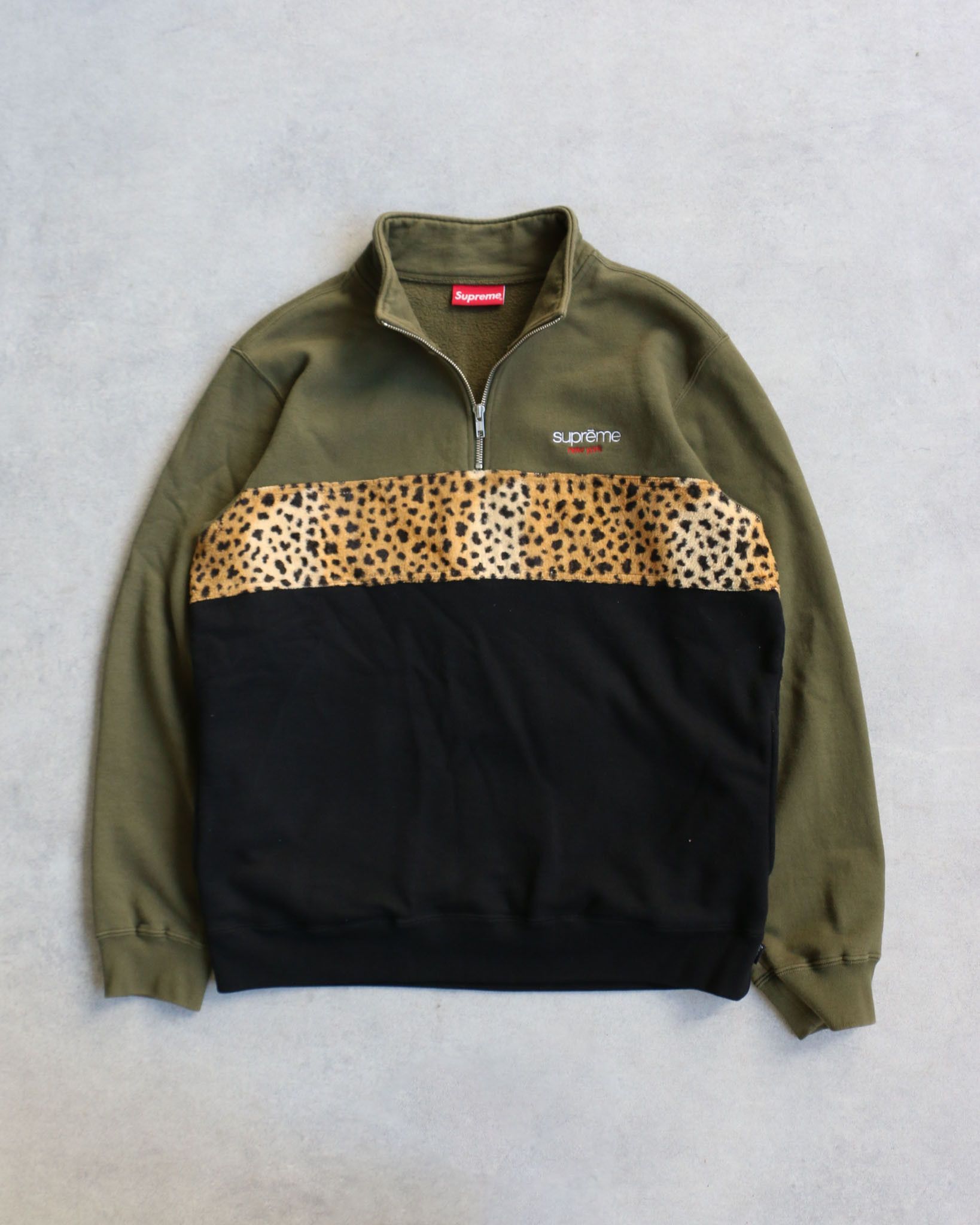Supreme Supreme Leopard Sweater Vest SS16 Cheetah | Grailed