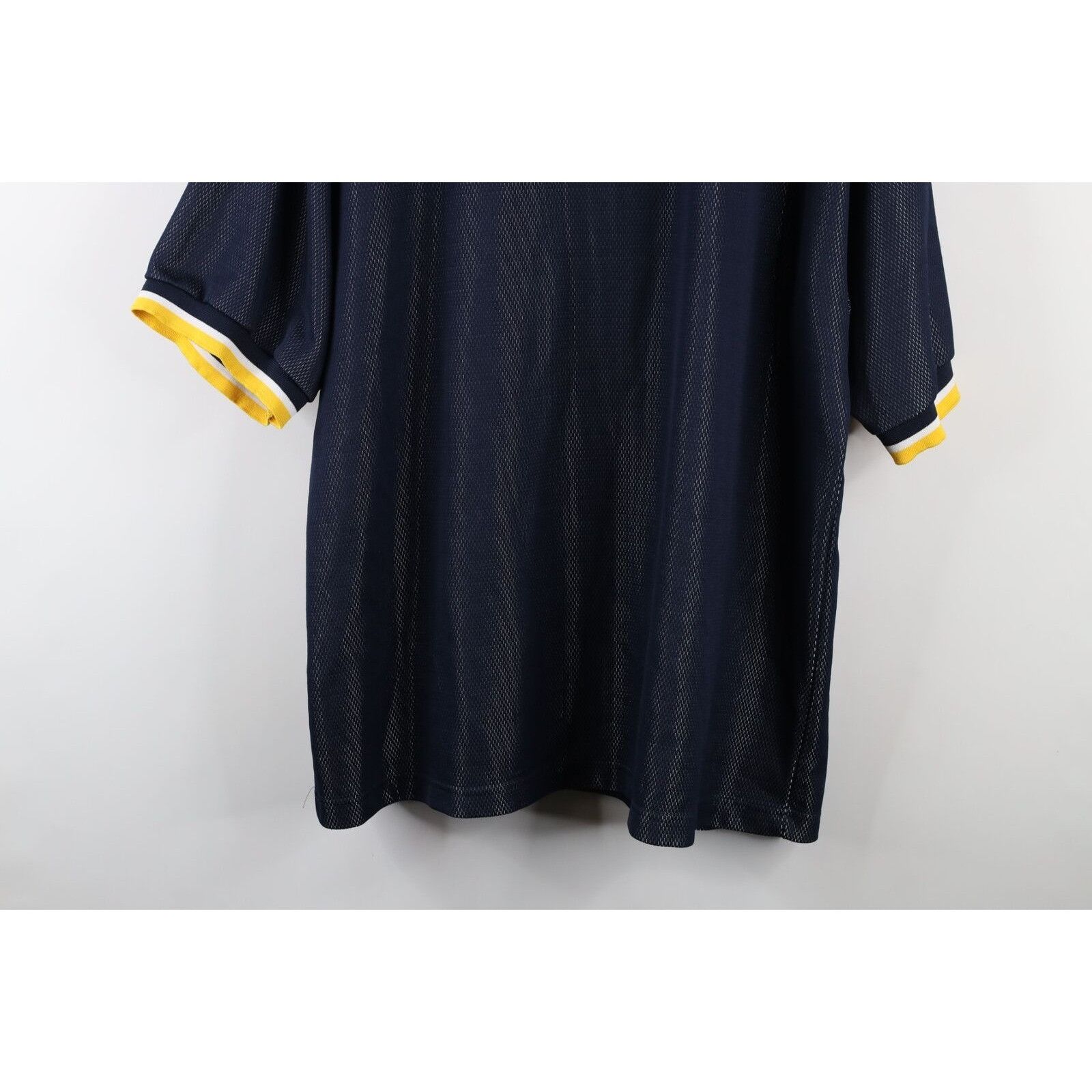 Vintage Vintage 90s Spell Out Script University of Michigan Polo Size US XL / EU 56 / 4 - 10 Thumbnail