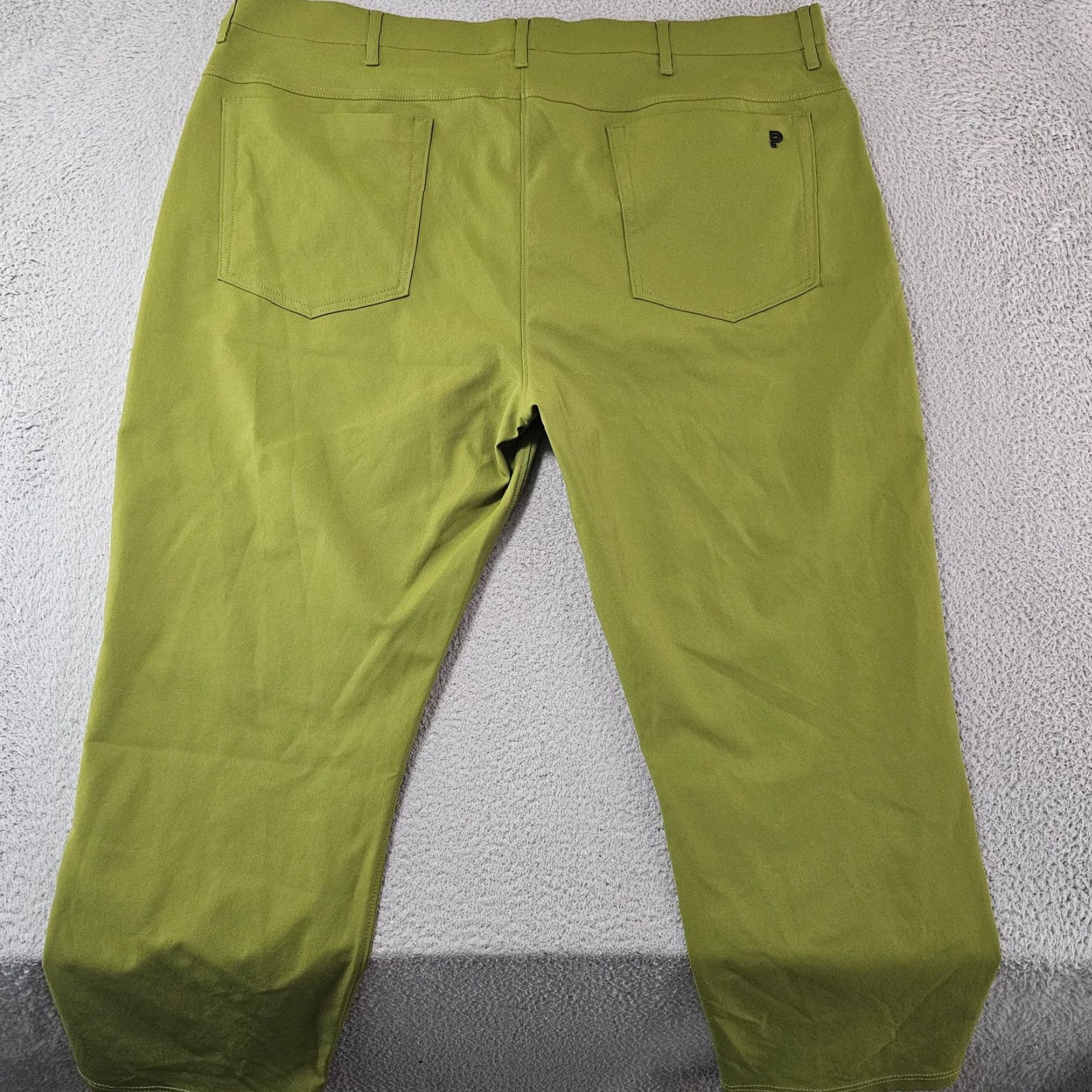 Vintage Public Rec Pants Men 42x26 Green Stretch Performance Chino Casual Travel Everyday Workwear Size US 42 / EU 58 - 7 Thumbnail