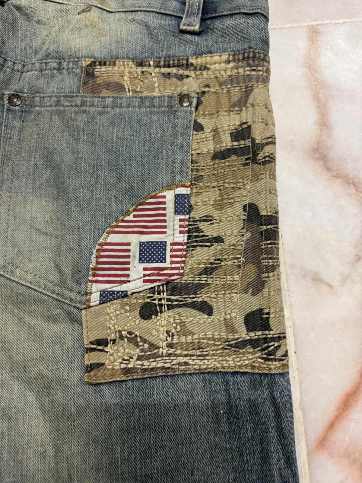Tornado Mart ❗️BIG SIZE❗️GRUNGE APACHE VINTAGE & DENIM GS-115 MUDMAX CRAZY Size US 39 - 23 Thumbnail