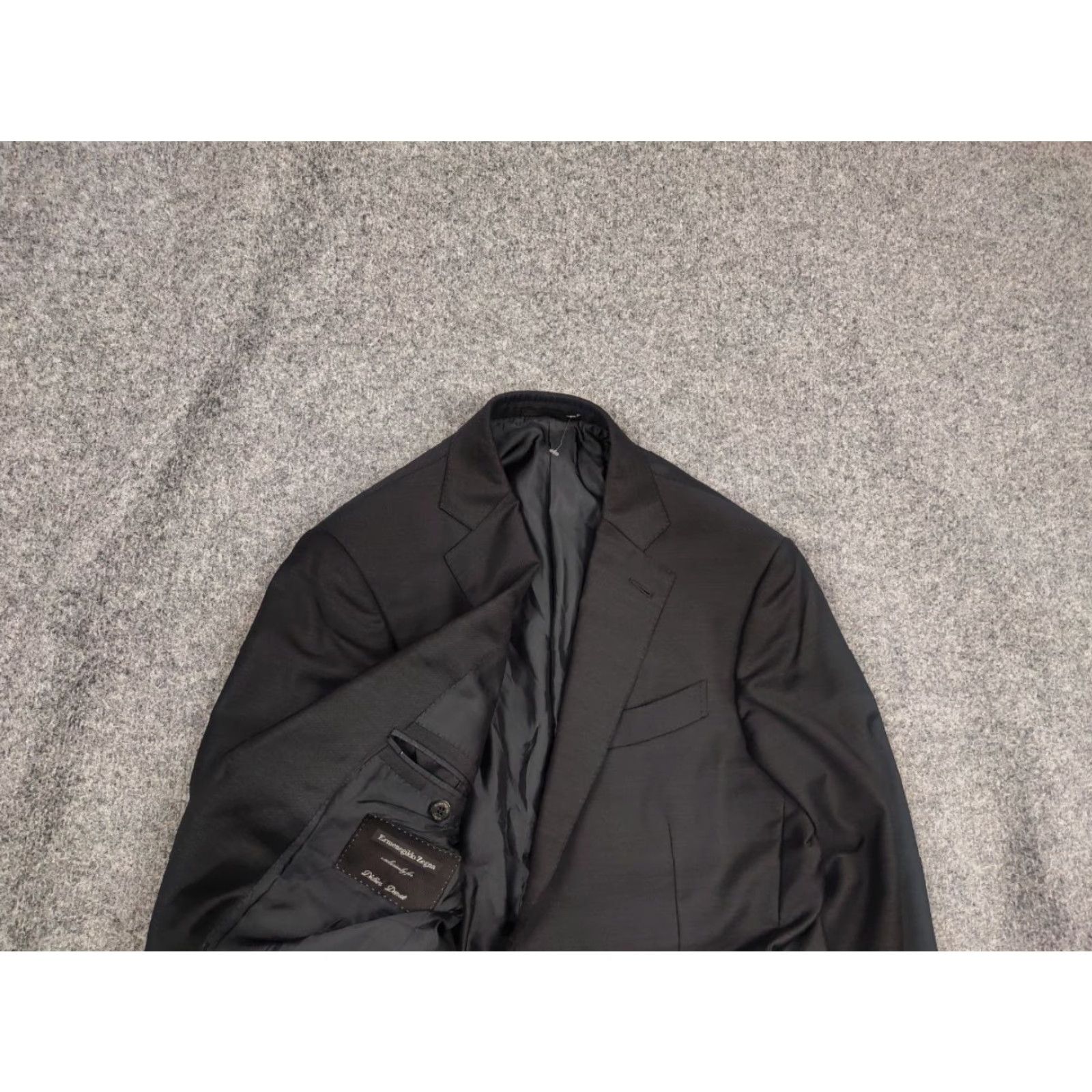 Ermenegildo Zegna Ermenegildo Zegna Mila blazer Dark Gray wool Jacket Size 50R - 2 Thumbnail