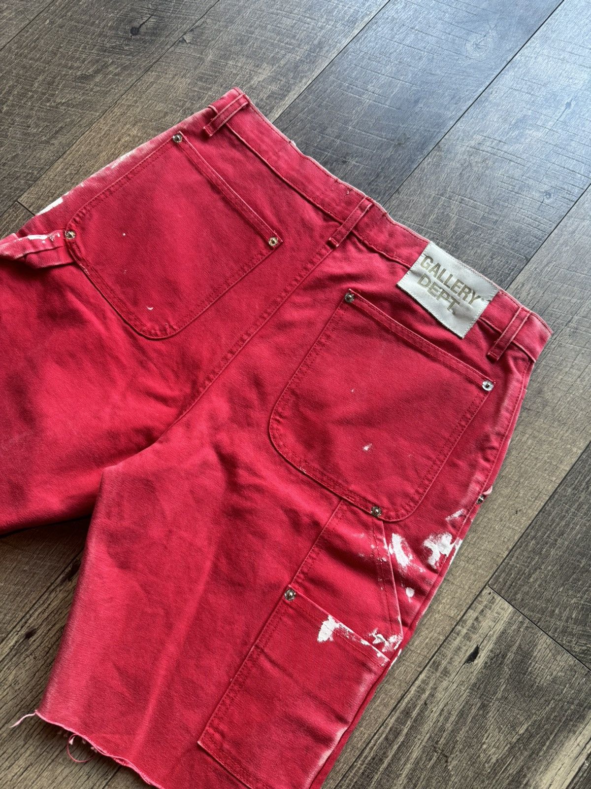 Gallery Dept. Gallery Dept Carpenter Paint Splatter Denim Shorts New - 34 Size US 34 / EU 50 - 3 Thumbnail