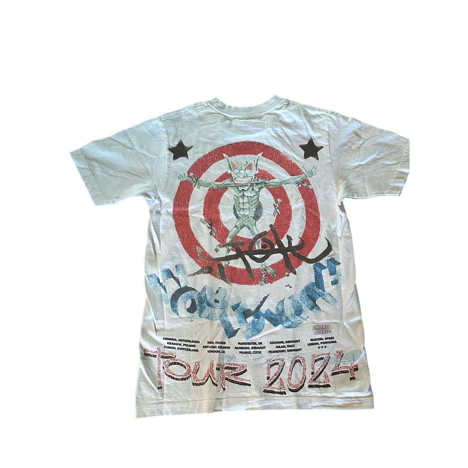 Travis Scott Travis Scott Circus Maximus 2023 Tour III Tee Size US S / EU 44-46 / 1 - 2 Thumbnail