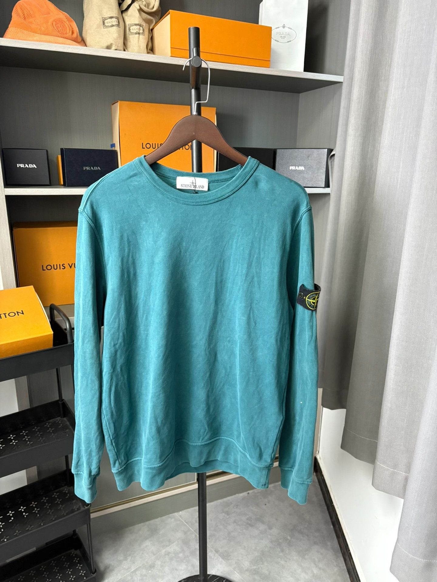 Stone Island Stone Island Blue Hoodie L Men Size US L / EU 52-54 / 3 - 1 Thumbnail
