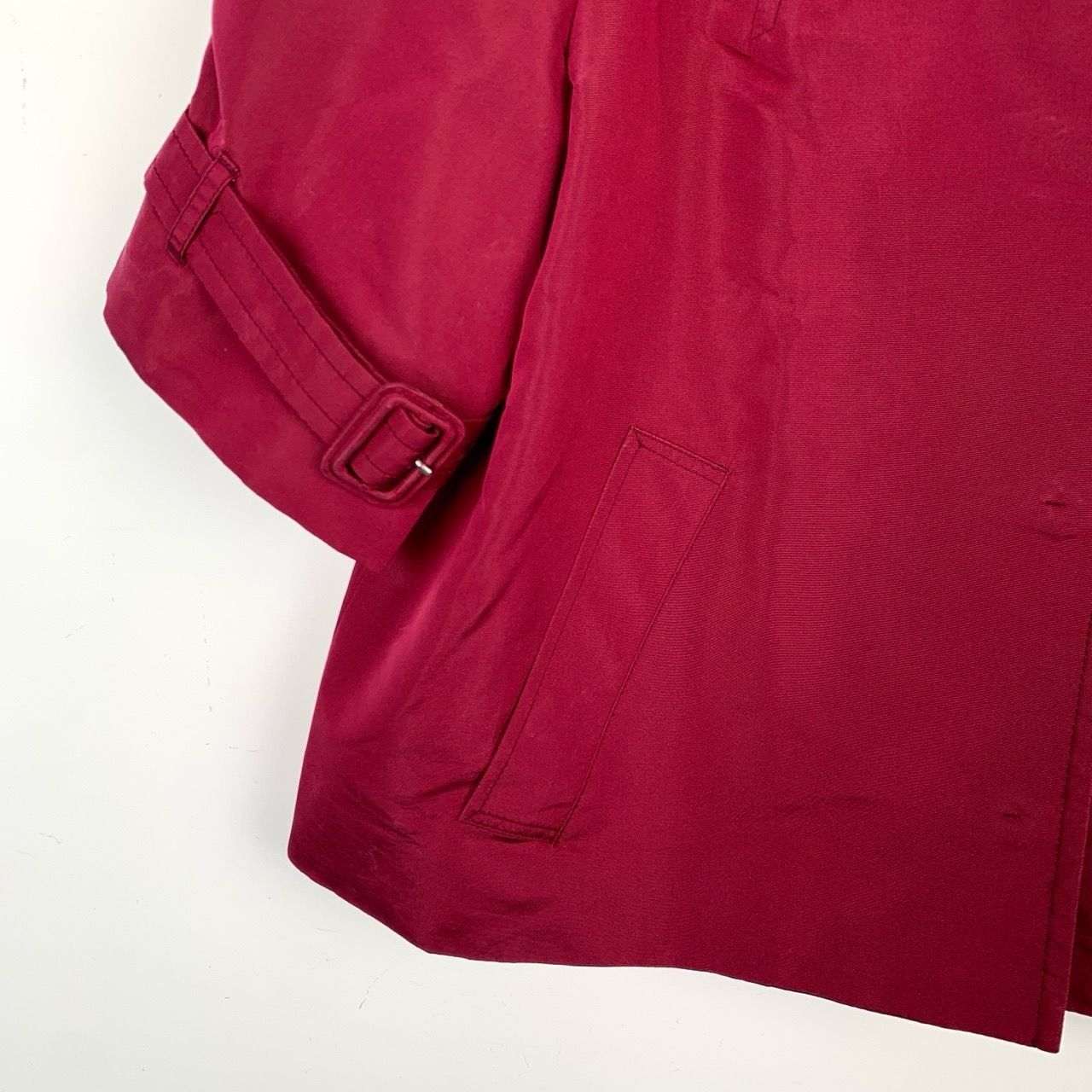 Prada Red Knit Short-Sleeve Jacket (Size M, 40) Size S / US 4 / IT 40 - 7 Thumbnail
