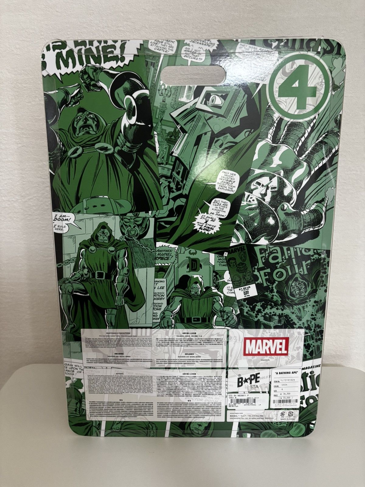 Bape Authentic ape bape x marvel dr doom bape sta US 8 new Size US 8 / EU 41 - 4 Thumbnail