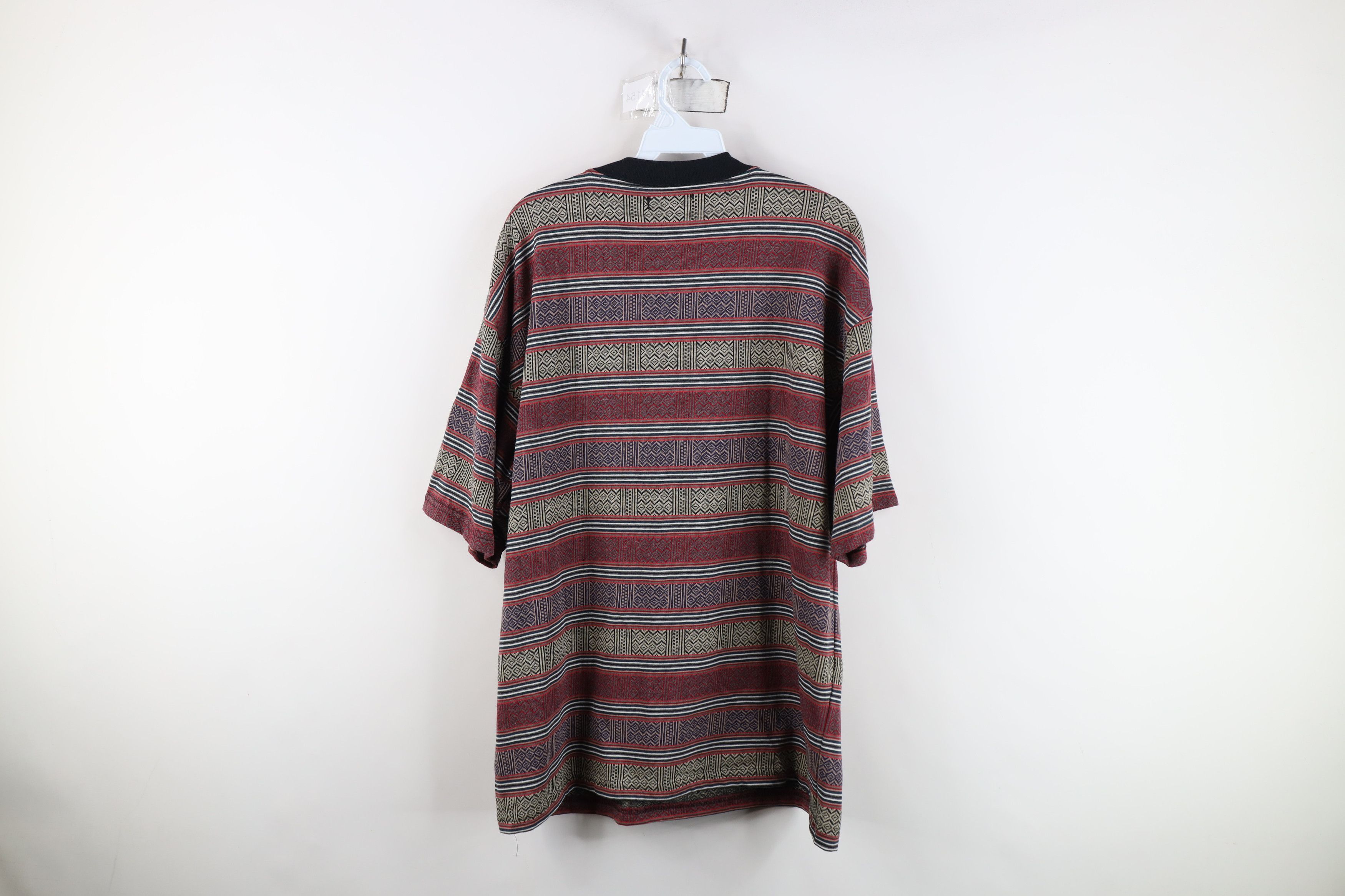 Vintage Vintage 90s Streetwear Striped Knit Surf T-Shirt USA Size US M / EU 48-50 / 2 - 10 Thumbnail