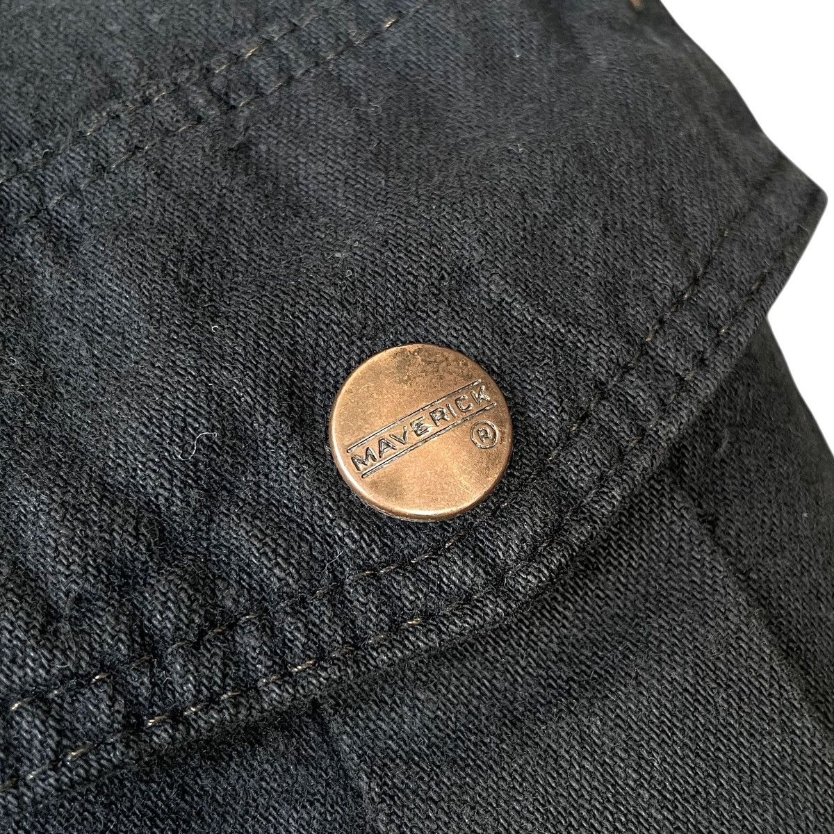 Vintage Maverick USA Vintage 1970s WMN Selvedge Denim Jacket Size M / US 6-8 / IT 42-44 - 5 Thumbnail