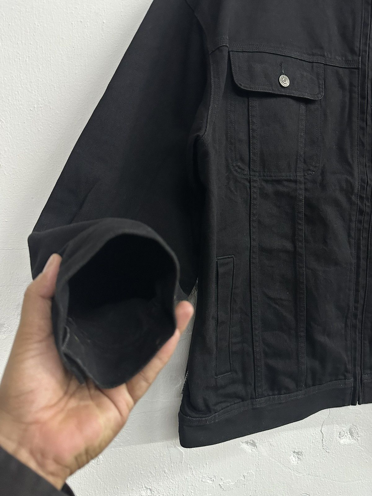 Rocawear Y2K JAYZ ROCAWEAR TRIPLE BLACK DENIM Jacket Size US XXL / EU 58 / 5 - 6 Thumbnail