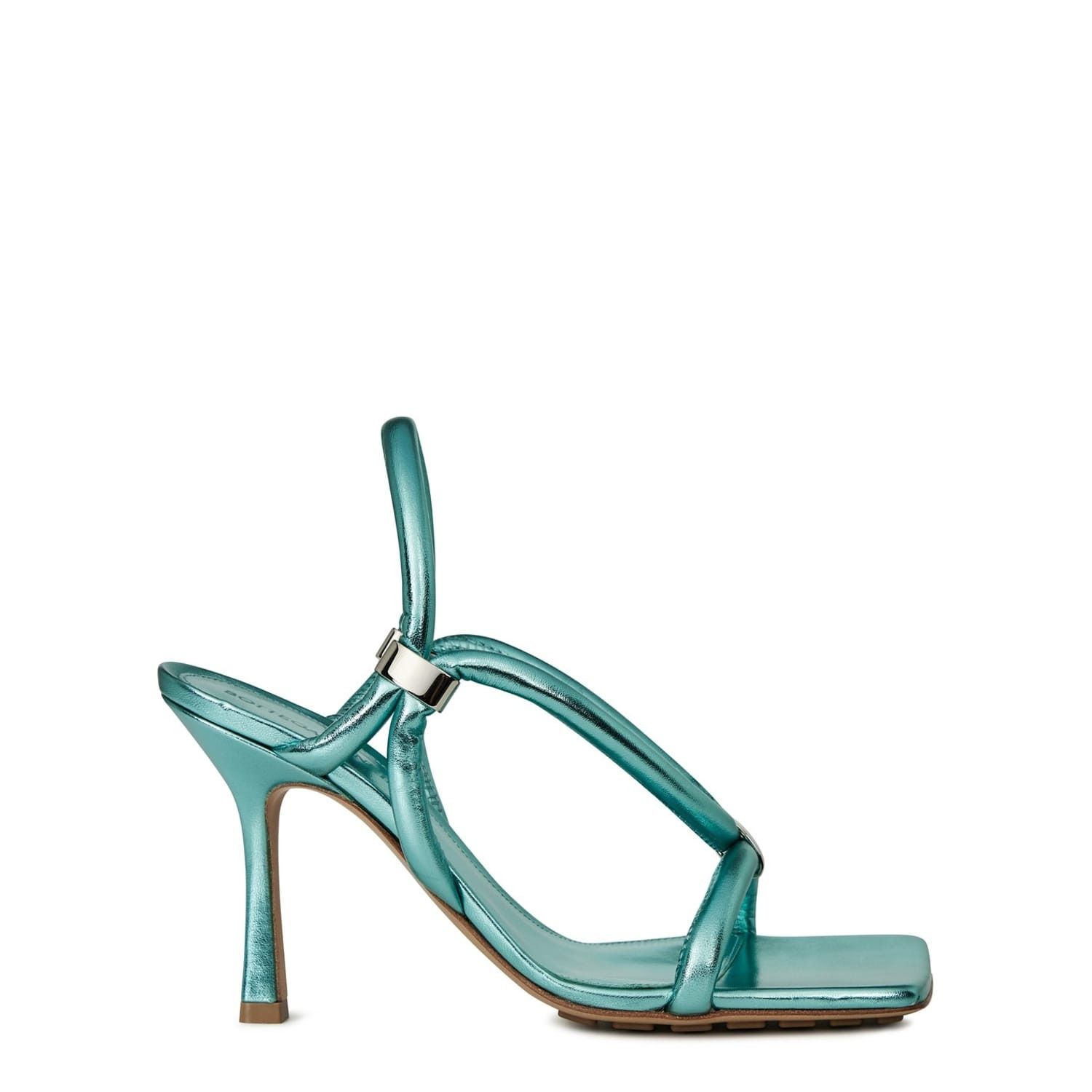 Bottega Veneta Bottega Veneta Stretch Strap Sandal in Blue Size US 6 / IT 36 - 1 Thumbnail