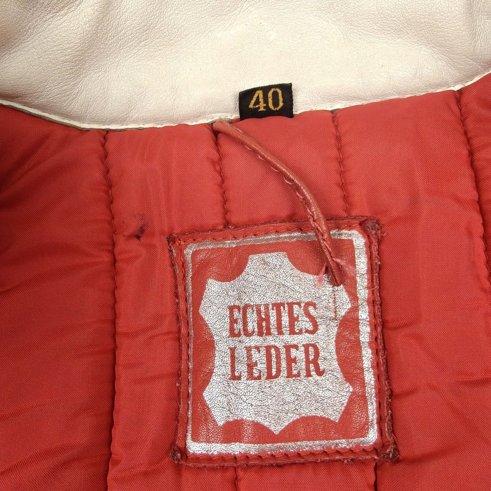 Shein VINTAGE Hein Gericke Jacket Womens 40 Red Leather Motorcycle Padded Zip Size S / US 4 / IT 40 - 7 Thumbnail
