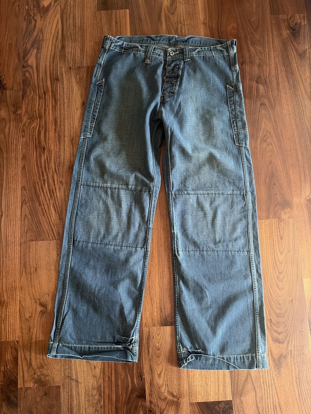Lee Lee Union Alls Saddleback Jeans Size US 34 / EU 50 - 1 Thumbnail