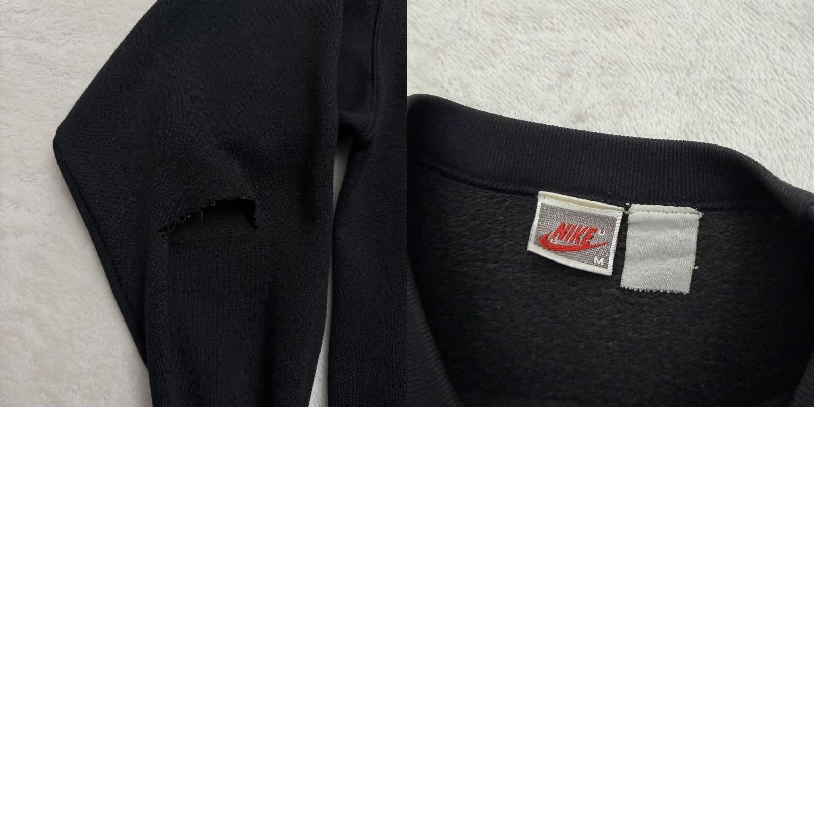Nike VINTAGE Nike British Sport Sweatshirt Mens Medium Black Pullover Crewneck Graphic Print Logo RF Size US M / EU 48-50 / 2 - 10 Thumbnail