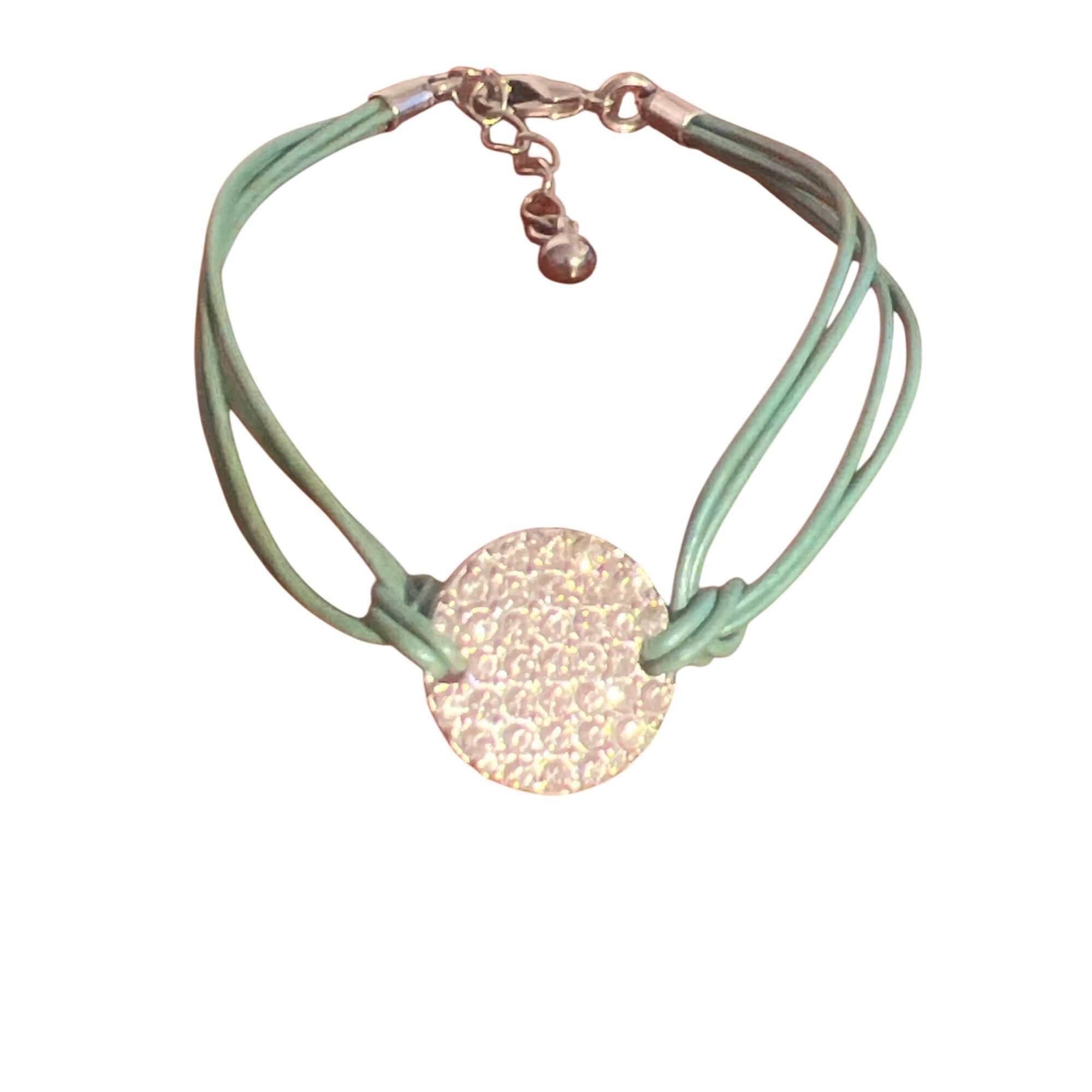 Other Lia Sophia Spot On Green Multi-Strand Bracelet Pave Crystal Size ONE SIZE - 1 Thumbnail