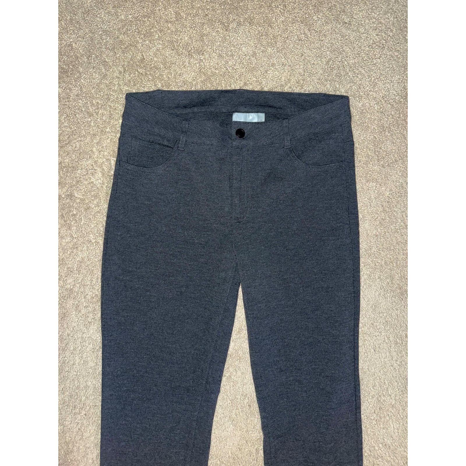 Athleta Athleta Slim Fit Skinny Trouser Pants Gray Women's Size US 4 Size 27" / US 4 / IT 40 - 3 Thumbnail