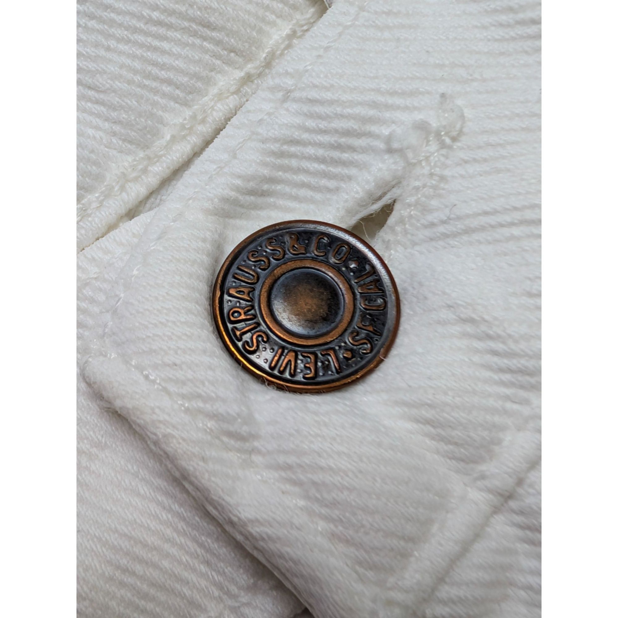 Levi's Levi's 550 Made in USA White Denim Jeans Pants Size 27" / US 4 / IT 40 - 5 Thumbnail