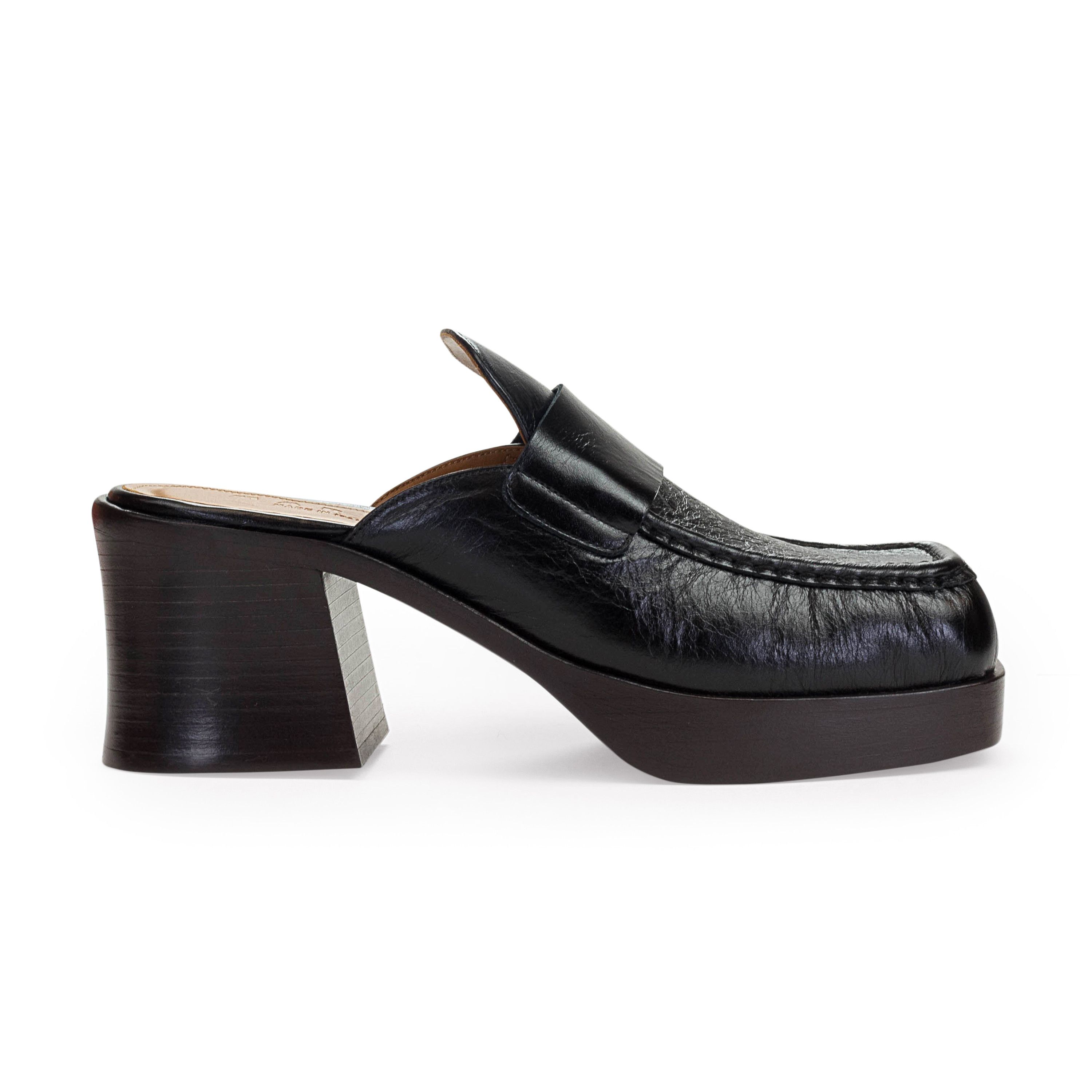 Marni Black Faux Fur Men\'s Slip-On Loafers Marni Faux fur slip-on loafers | The Fashion Square main image 2