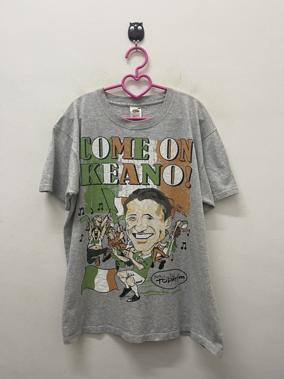 Vintage Rare Vintage ROY KEANE Come On Keano Irish Football Legend Size US L / EU 52-54 / 3 - 1 Thumbnail