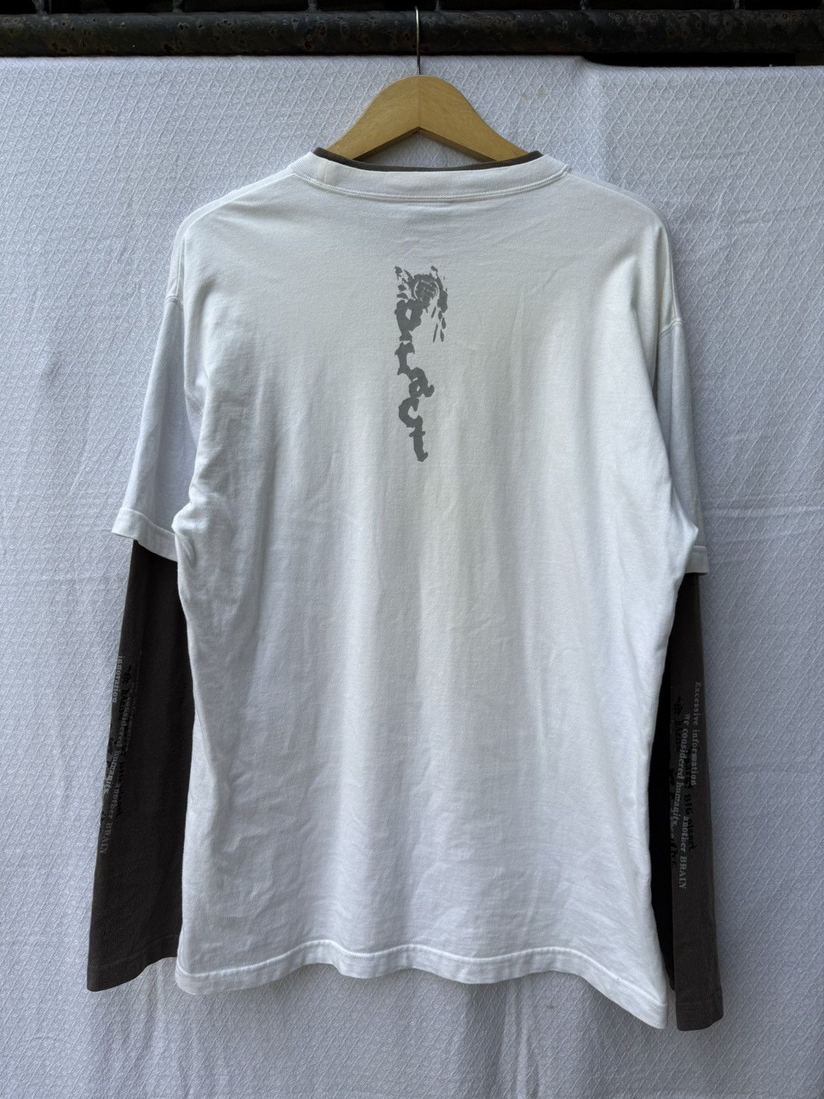 Hysteric Glamour Double Layer Pract Japanese Brand Poem Longsleeve Size US L / EU 52-54 / 3 - 2 Thumbnail