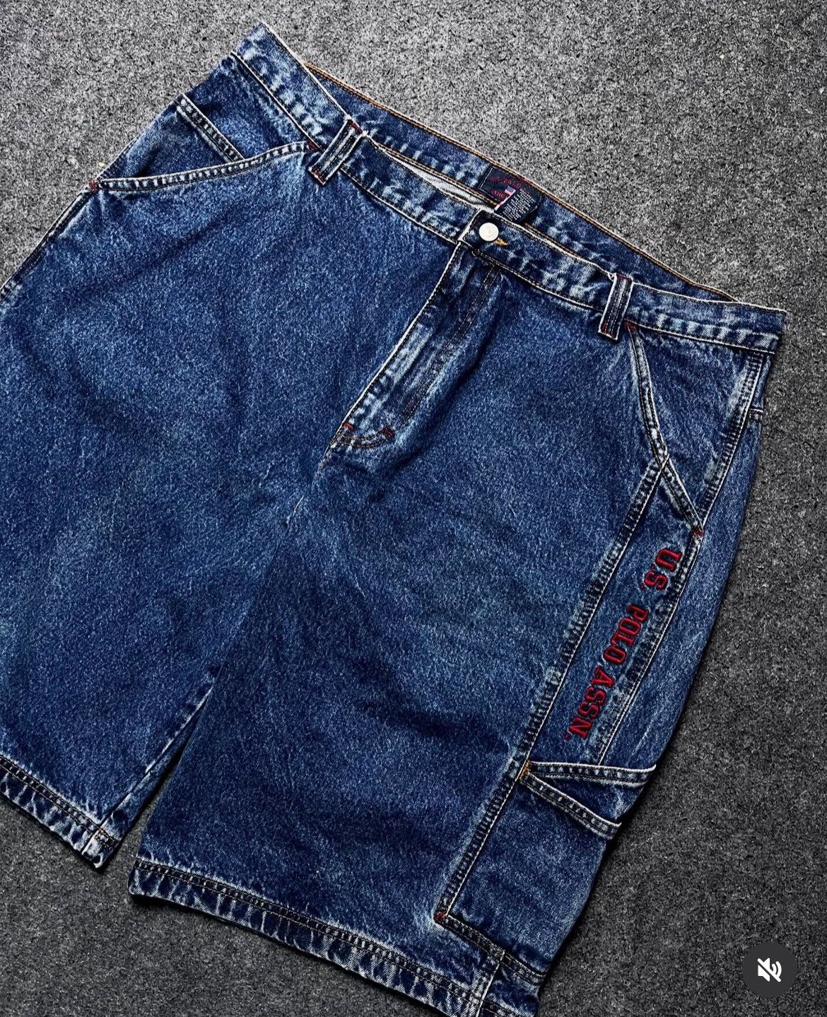 U.S. Polo Assn. × Vintage 90’S JORTS PANTS US POLO ASSN CARPENTER Y2K Size US 40 / EU 56 - 5 Thumbnail