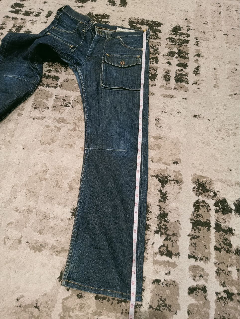 Japanese Brand JAPANESE STUDIO ECRU 6 POCKET BUSHPANTS JEANS Size US 33 - 13 Thumbnail