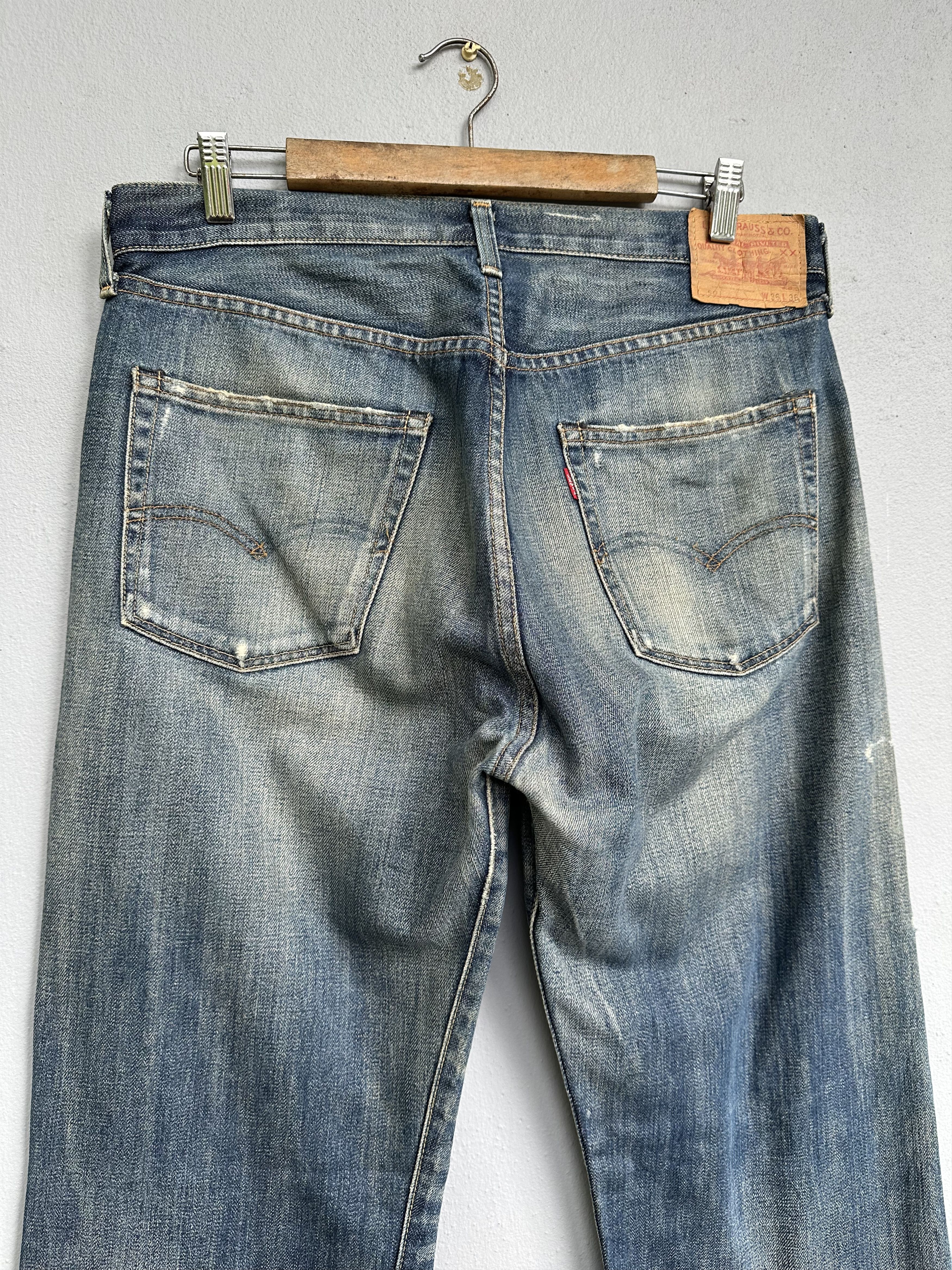 Levi's Vintage Clothing Vintage Levi's 501 Big E 1971 Distressed Reproduction Jeans Size US 34 / EU 50 - 14 Thumbnail