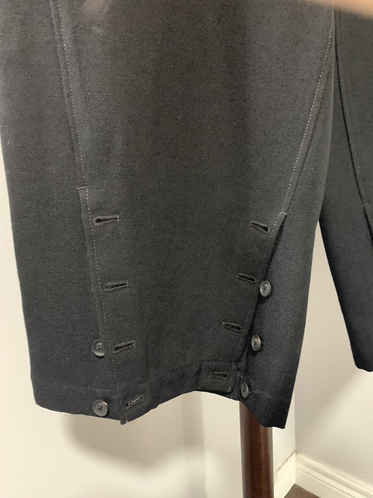 Yohji Yamamoto yohji aw19 button hem pants Size US 36 / EU 52 - 6 Thumbnail