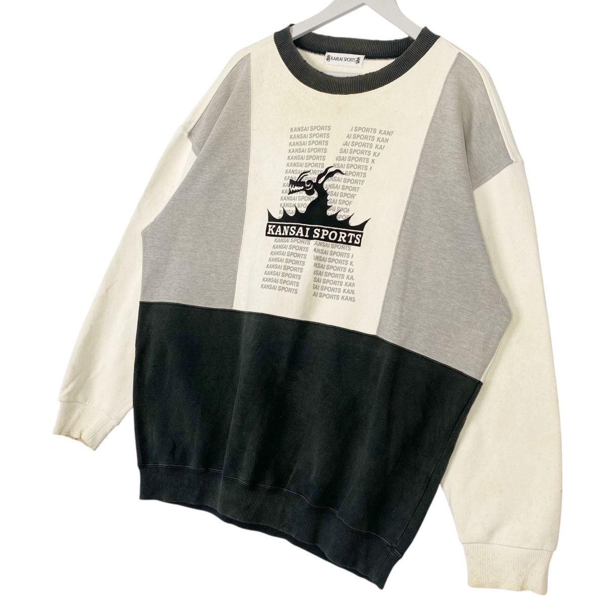 Other Vintage 90s Kansas Sweatshirt Crewneck Big Logo Embroidery Size US XL / EU 56 / 4 - 2 Thumbnail