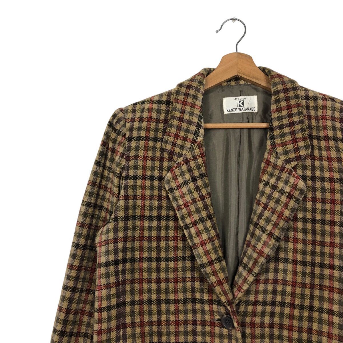 Japanese Brand 📌Vintage Chore Jacket Kenzo Watanabe Tartan Design Size US M / EU 48-50 / 2 - 8 Thumbnail