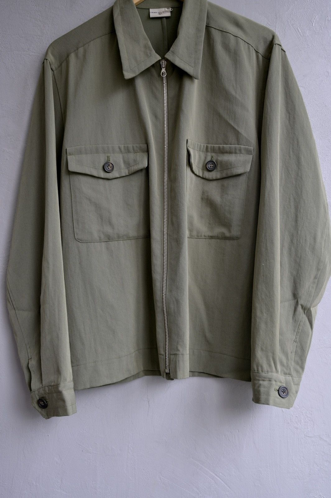 Dries Van Noten Dries Van Noten Fall 1995 military light wool runway jacket Size US M / EU 48-50 / 2 - 5 Thumbnail