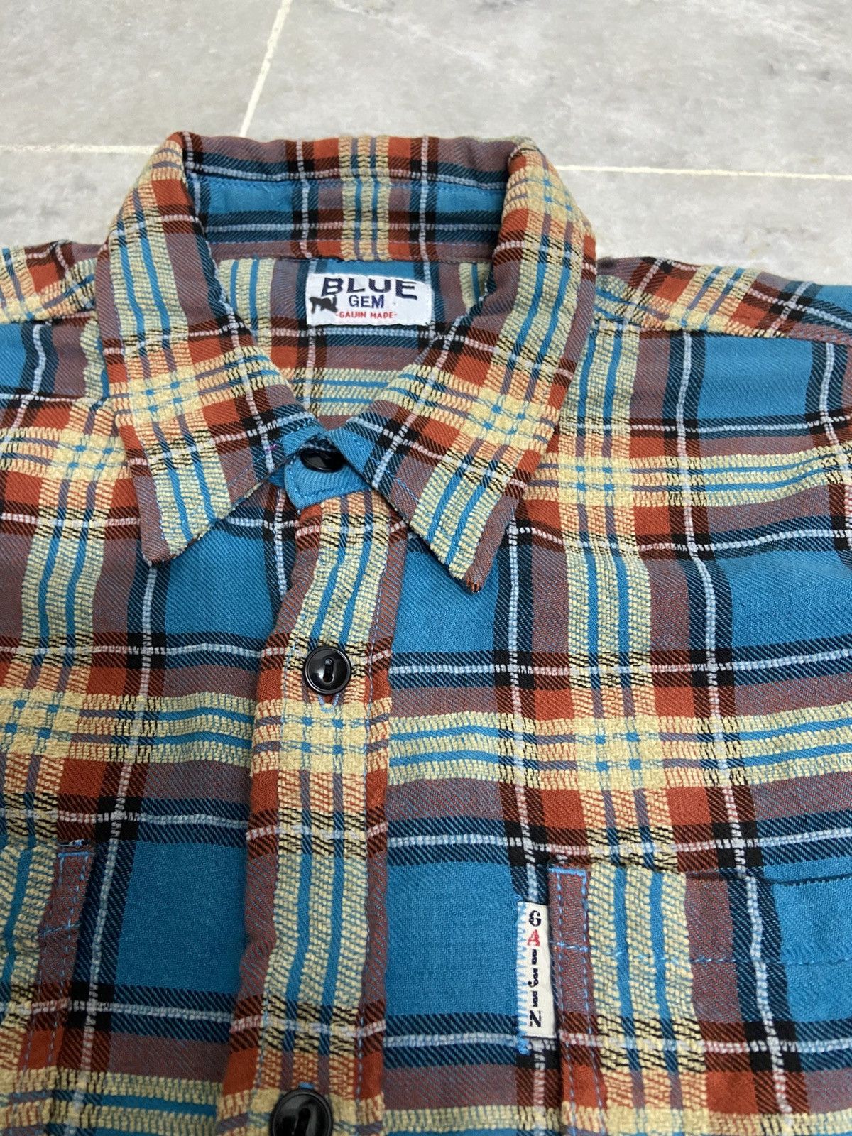 Japanese Brand Gaijin Made Flannel Shirt Size US M / EU 48-50 / 2 - 2 Thumbnail