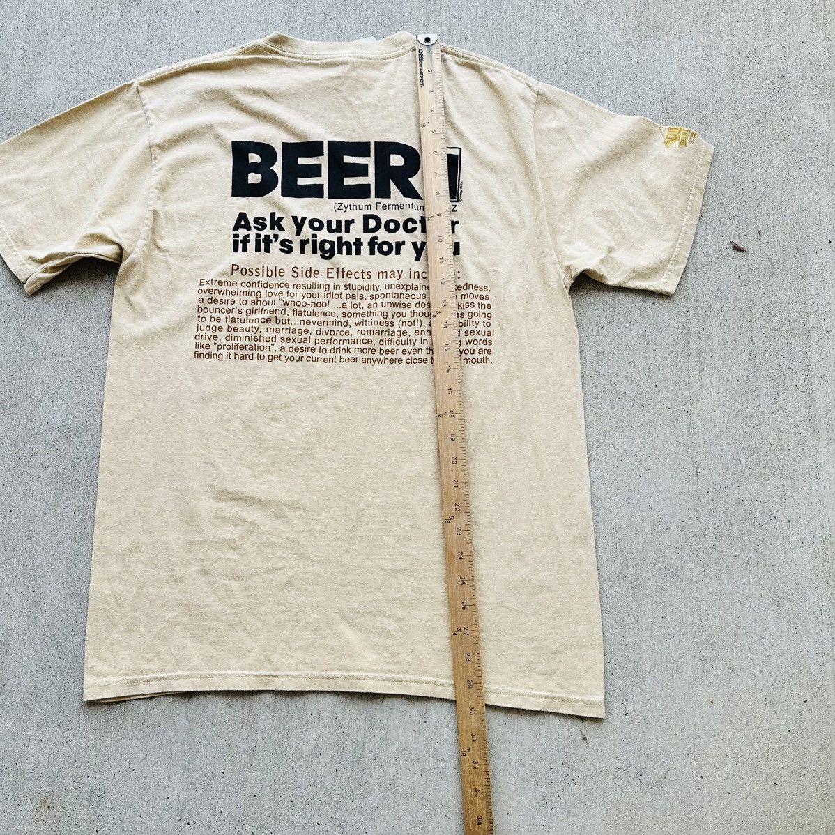 Vintage Vintage Crazy Shirts Tee Y2K Funny Dad Joke Deadstock Beer Size US M / EU 48-50 / 2 - 7 Thumbnail