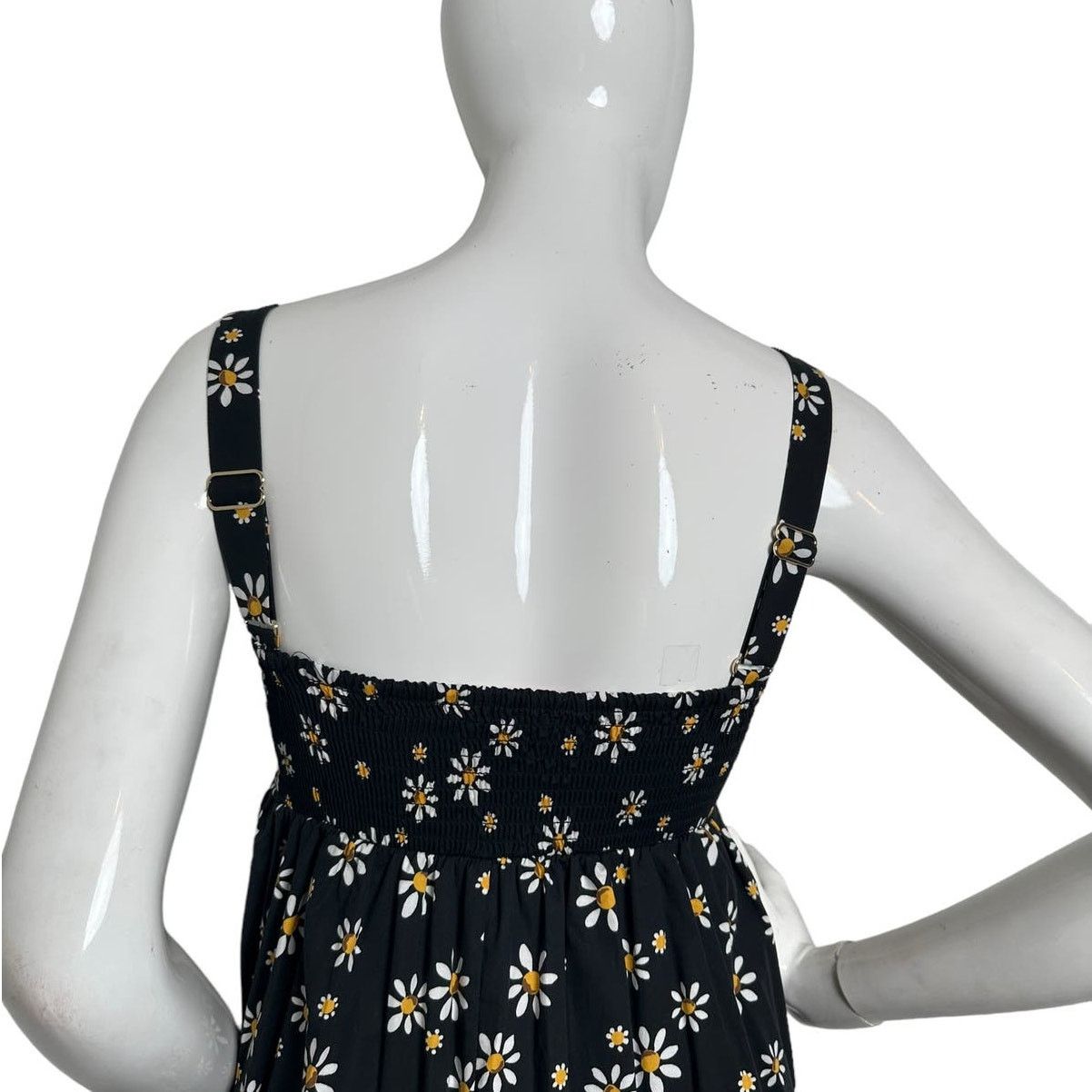 Kate Spade Kate Spade Daisy Dots Al Fresco Midi Dress XS Black Size XS / US 0-2 / IT 36-38 - 6 Thumbnail