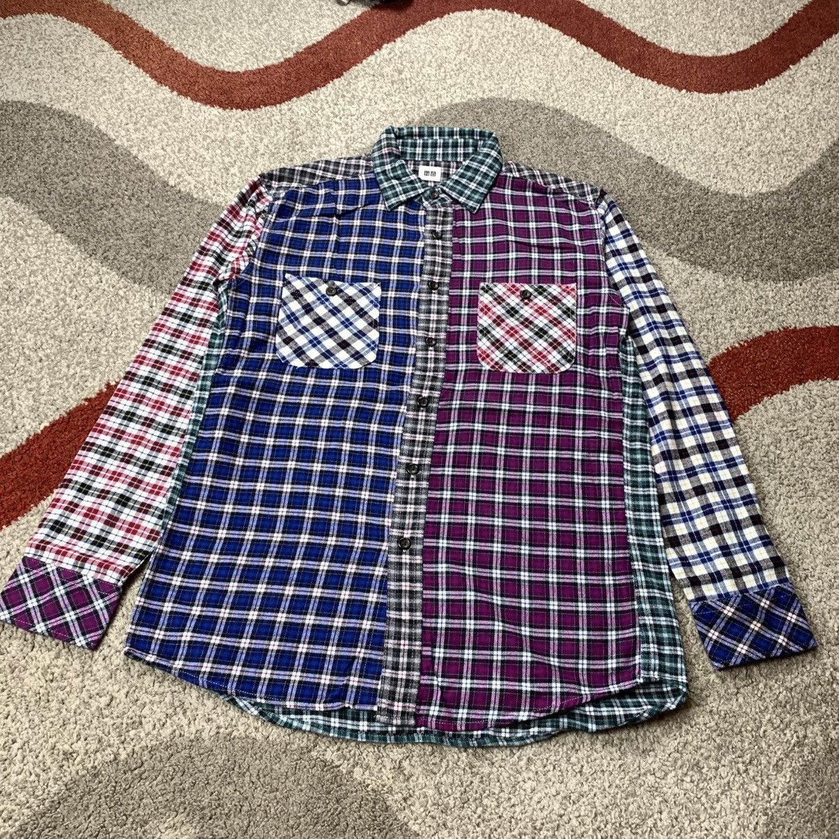Uniqlo Uniqlo Flannel Needles Patchwork Size US M / EU 48-50 / 2 - 4 Thumbnail