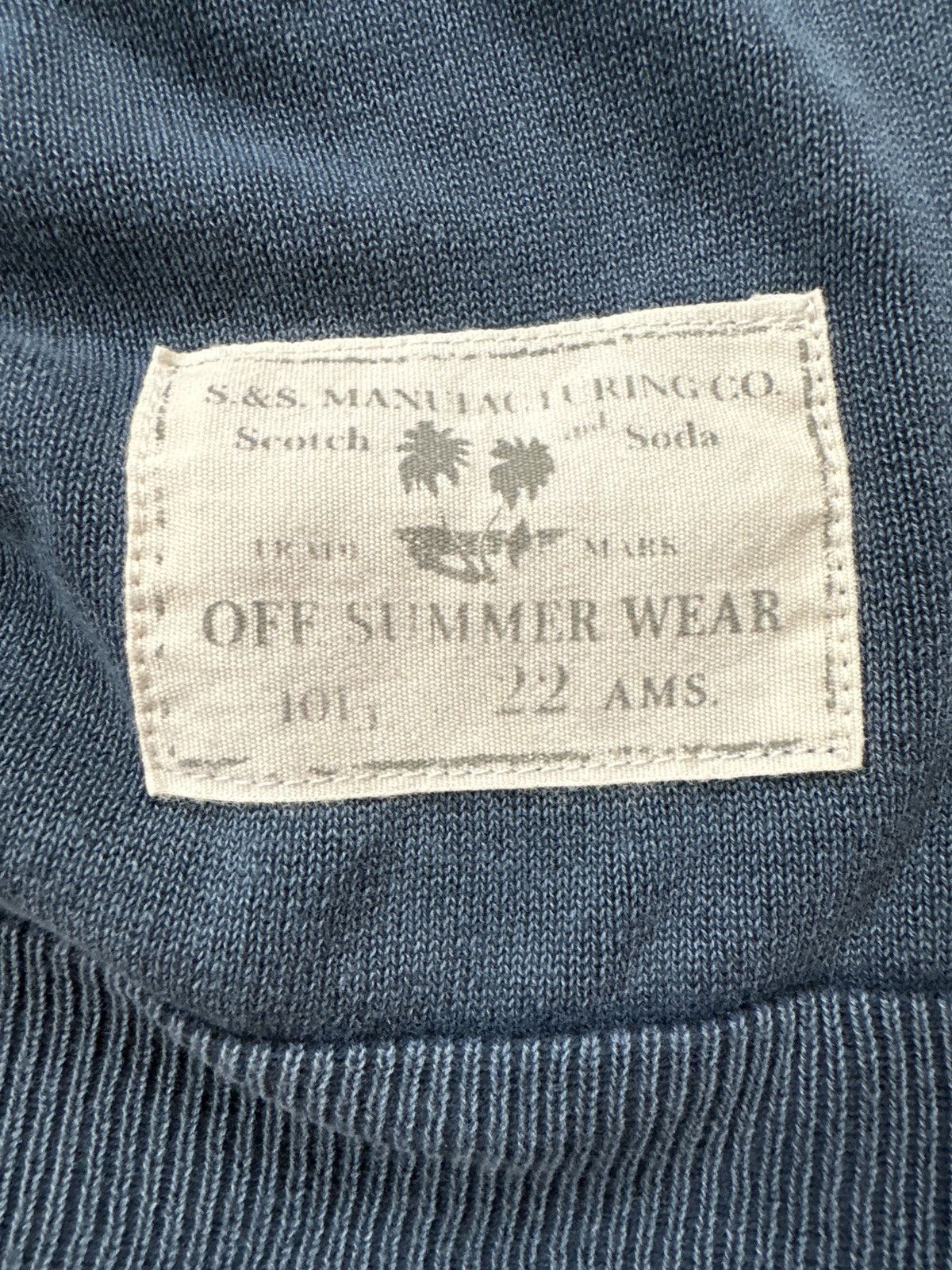Scotch & Soda Scotch and Soda Light V-Neck Sweater Washed Navy Size Medium Size US M / EU 48-50 / 2 - 5 Thumbnail