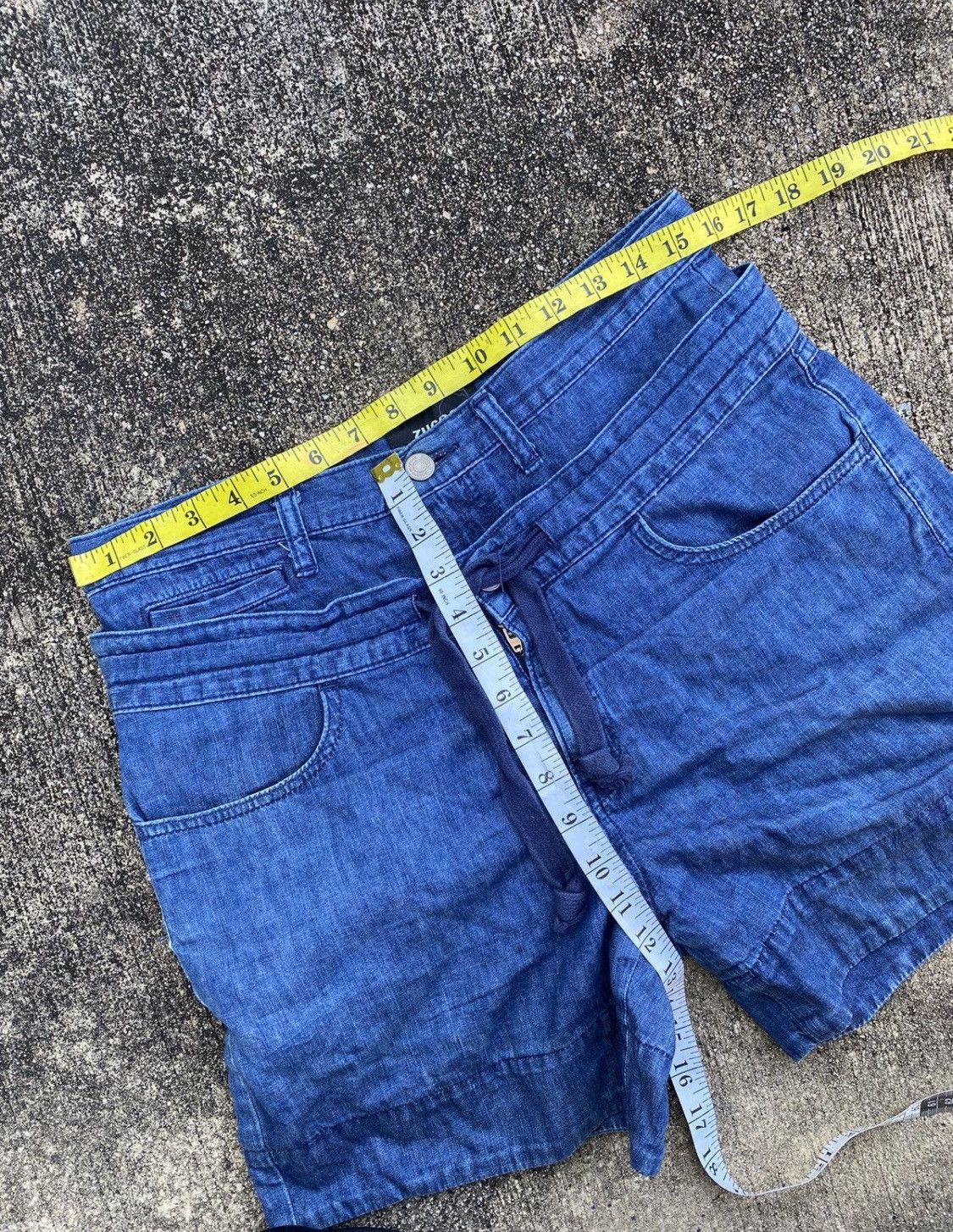 Vintage Cabane De Zucca Double Waist by Issey Miyake Shortpant Denim Size 31" - 10 Thumbnail
