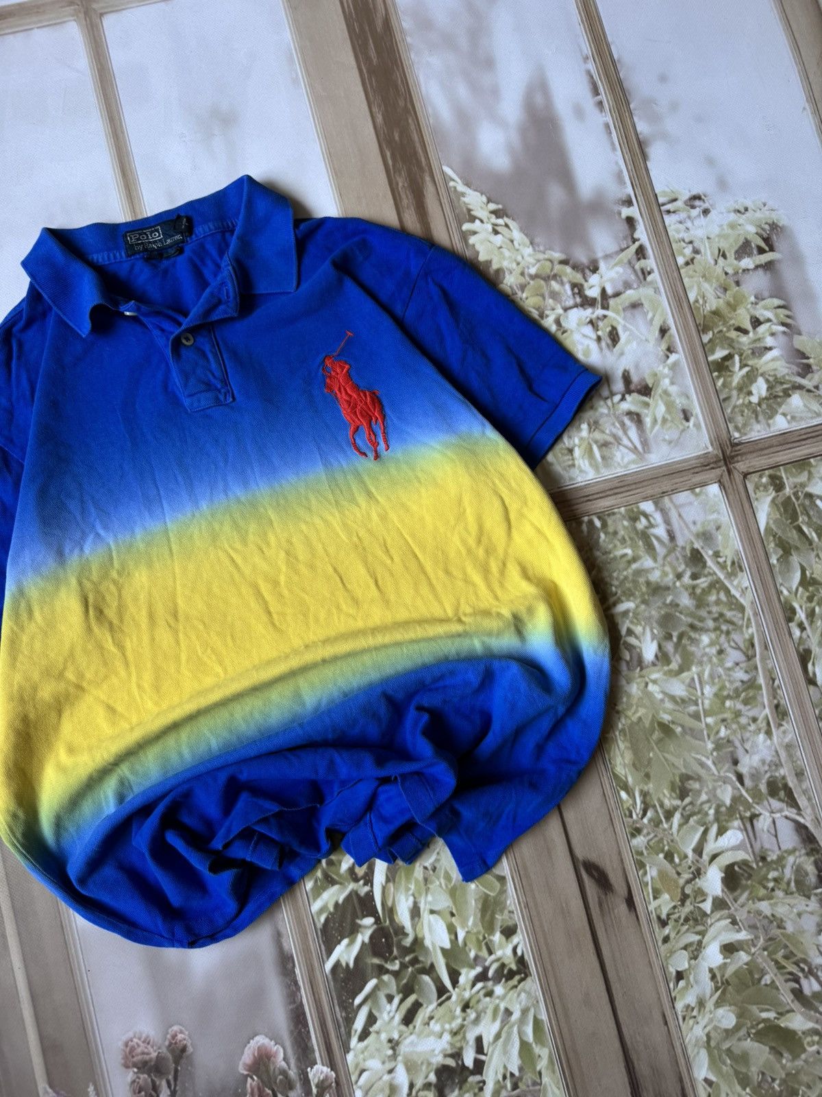 Polo Ralph Lauren RARE Vintage Polo Ralph Lauren "Sunset" / Gradient Big Pony Size US L / EU 52-54 / 3 - 3 Thumbnail