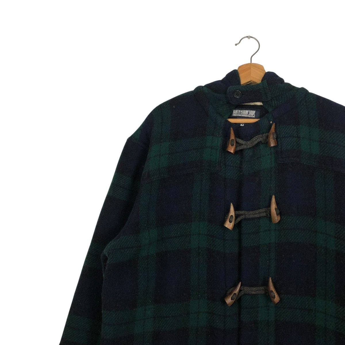 Japanese Brand 🔥VINTAGE WOOL JACKET NORTH MARINE DRIVE ISSEY MIYAKE TARTAN Size US M / EU 48-50 / 2 - 9 Thumbnail