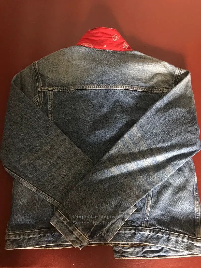 424 424 Cashew Flower Collar Denim Jacket Size US L / EU 52-54 / 3 - 2 Thumbnail