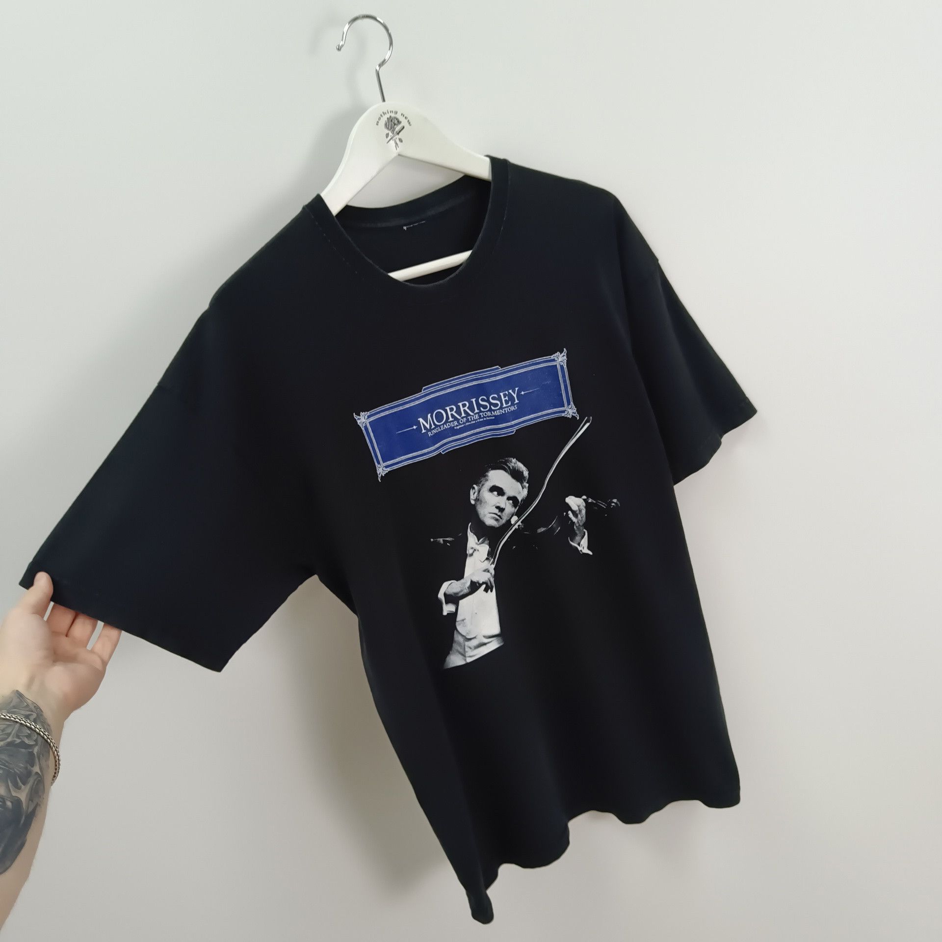Band Tees × Vintage FINAL DROP MORRISSEY 2000s VINTAGE BAND LIST TEE Size US XL / EU 56 / 4 - 6 Thumbnail
