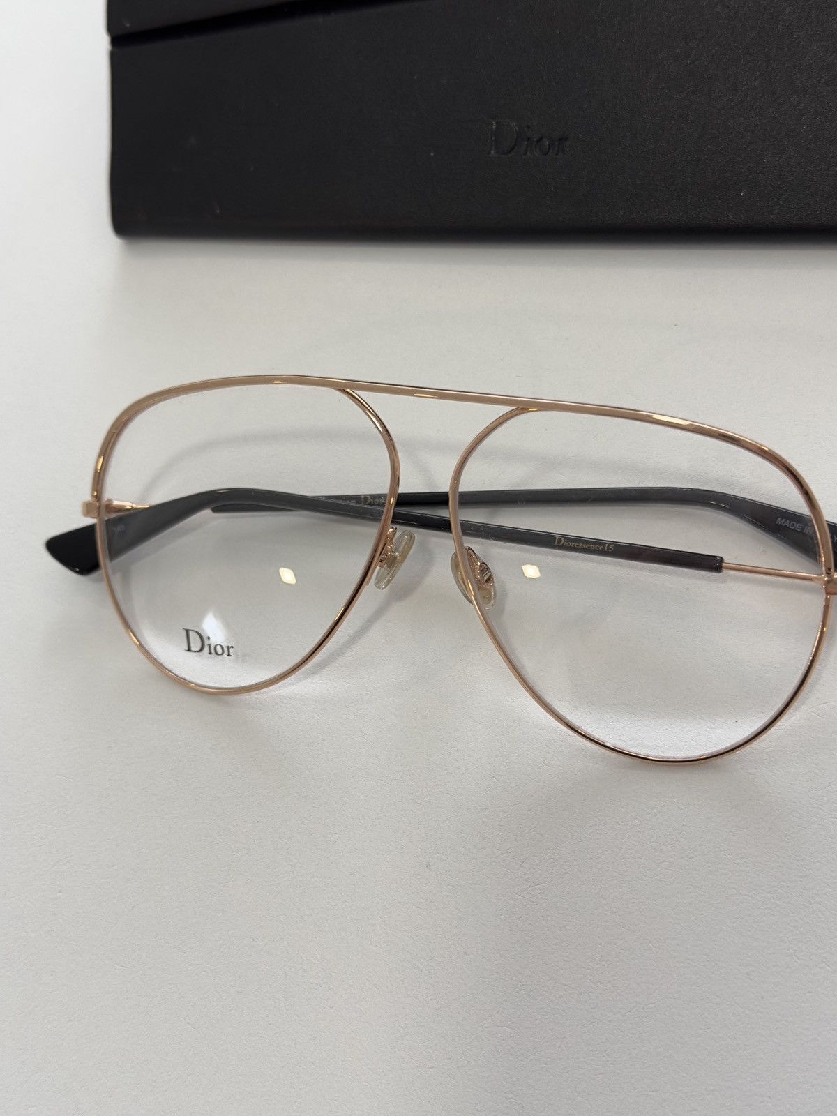 Dior Dior vintage aviator gold rim eyeglasses Size ONE SIZE - 4 Thumbnail