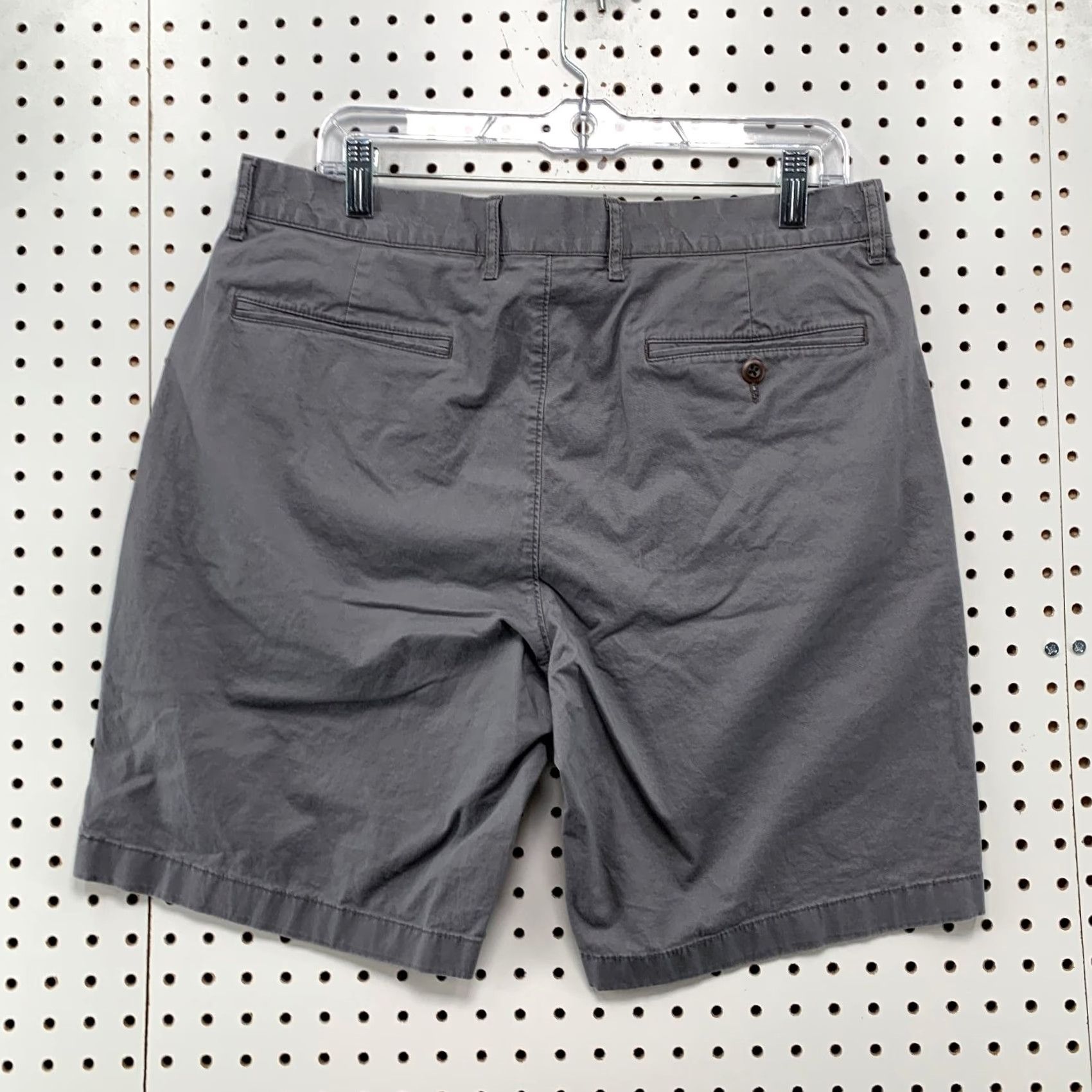 J.Crew J.CREW Chino Shorts Mens 34x9 Gray Preppy Casual Work School Shorts Size US 34 / EU 50 - 2 Thumbnail